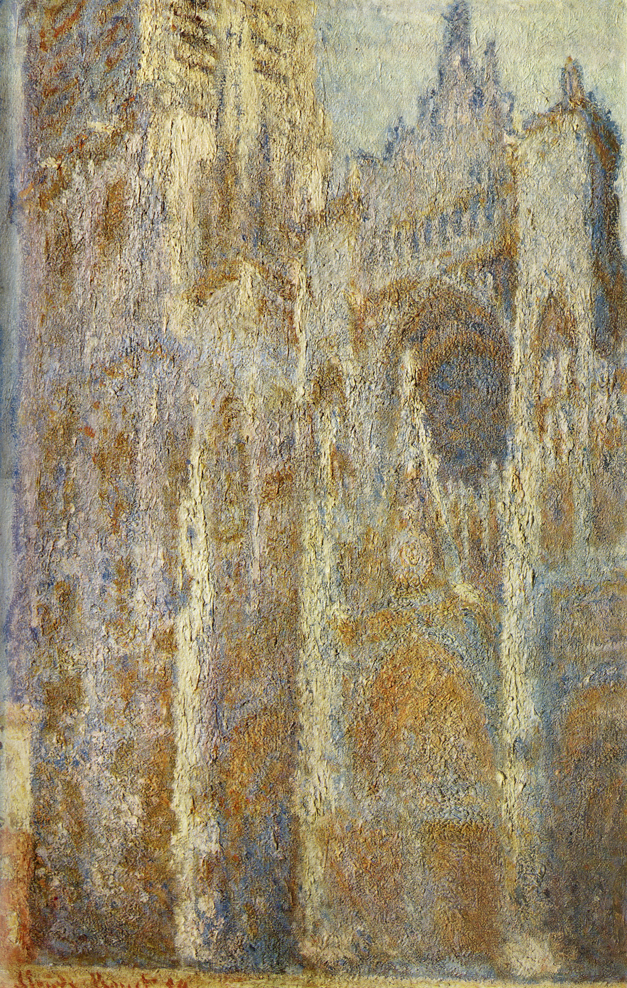 Моне Клод. Руанский собор в полдень. 1893