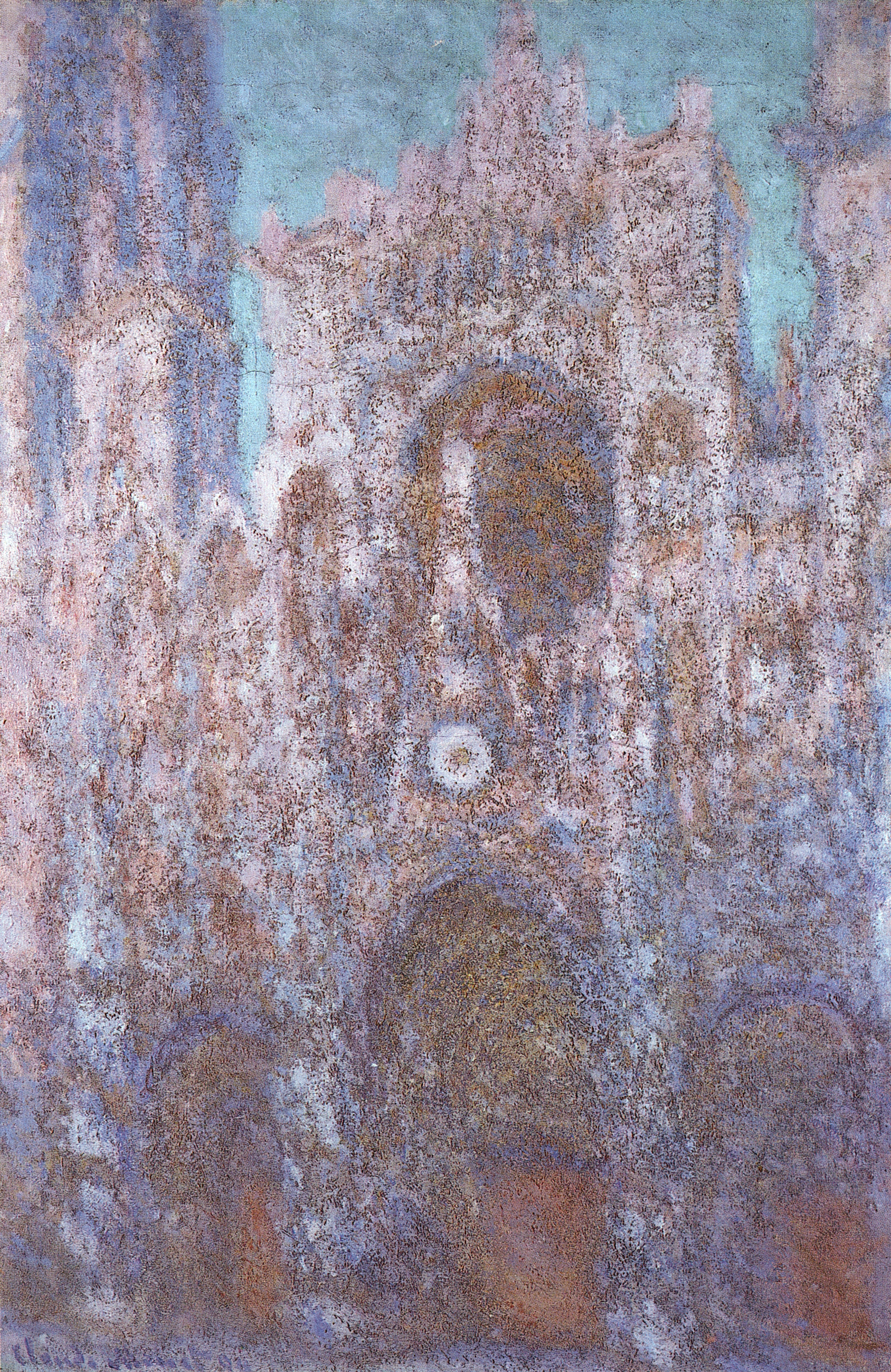 Моне Клод. Руанский собор. Симфония в серых и красных тонах. 1894