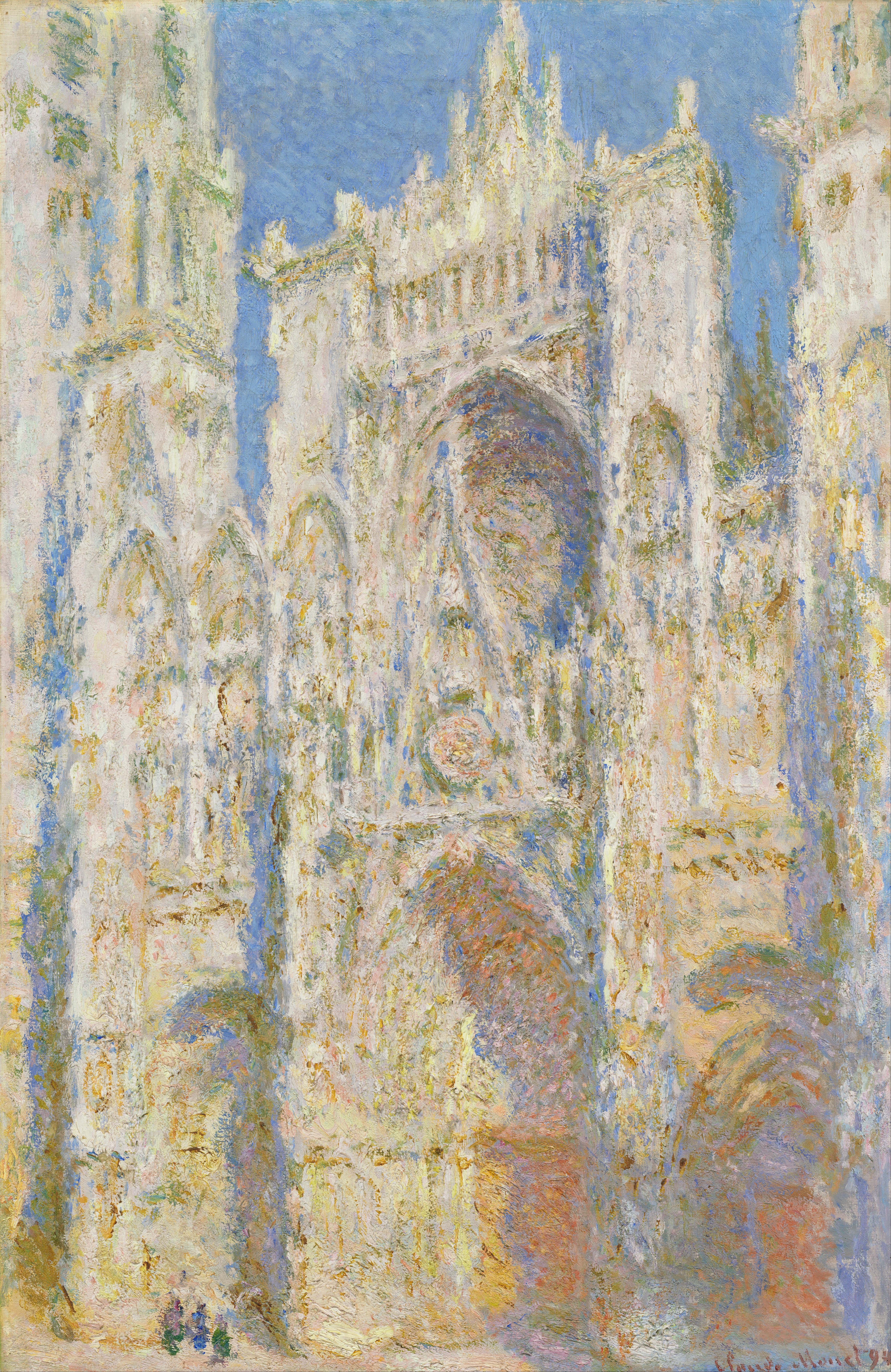 Моне Клод. Руанский собор. Портал. 1892-1894