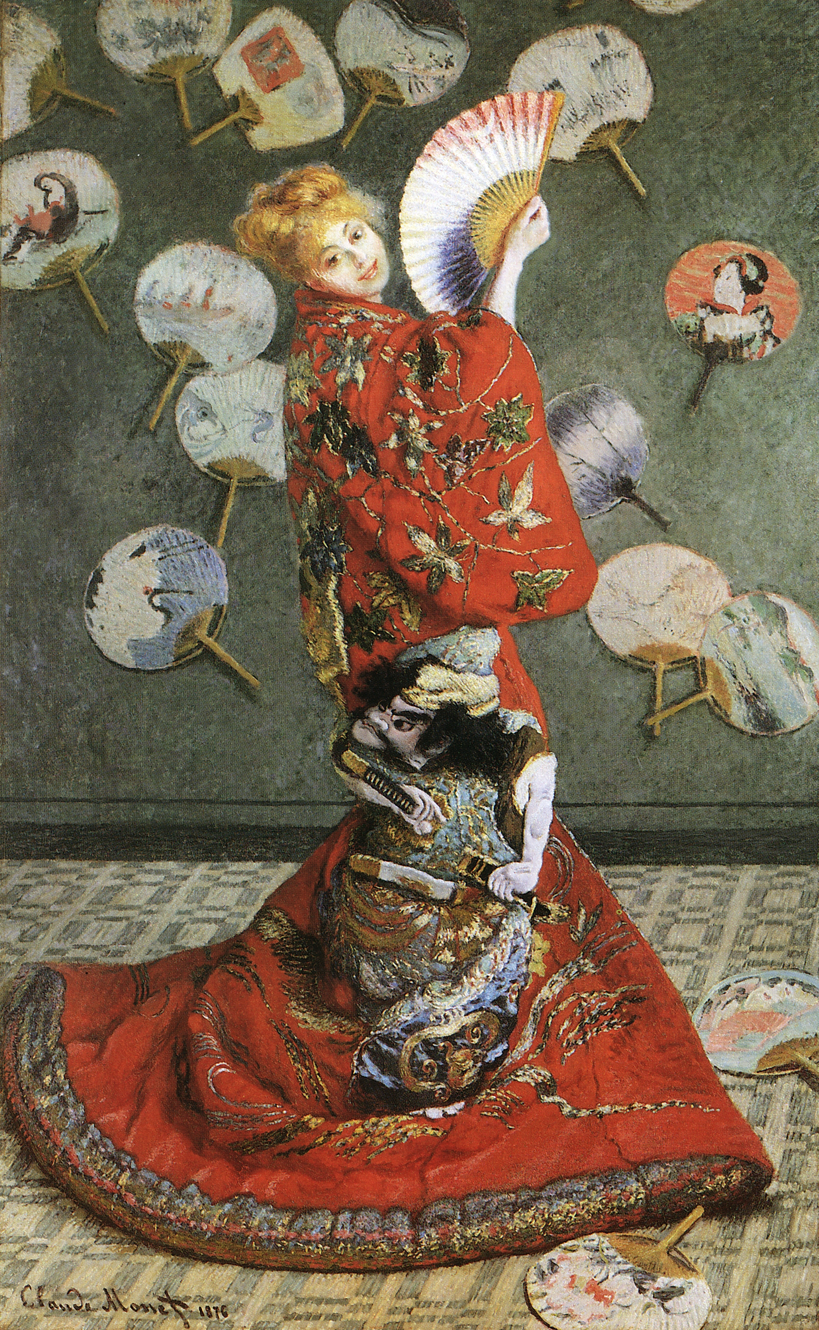 Моне Клод. Японка. 1875-1876