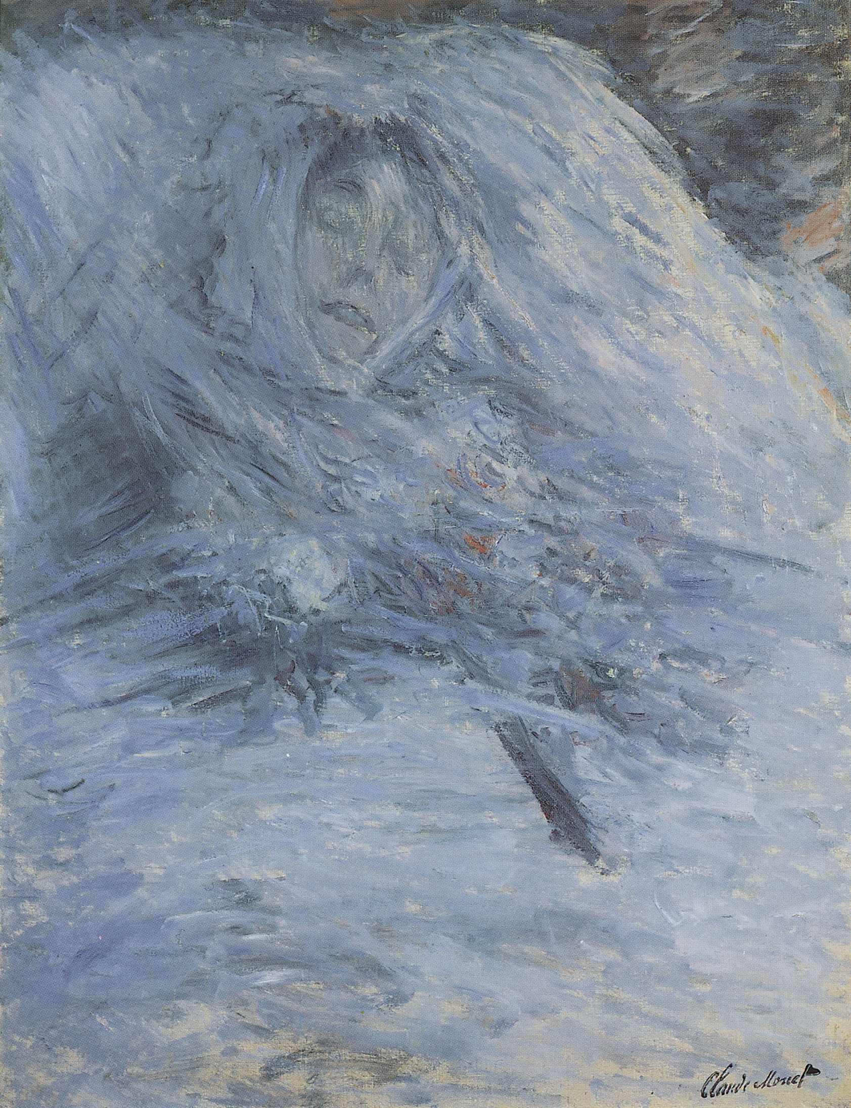 Моне Клод. Камилла Моне на смертном одре. 1879