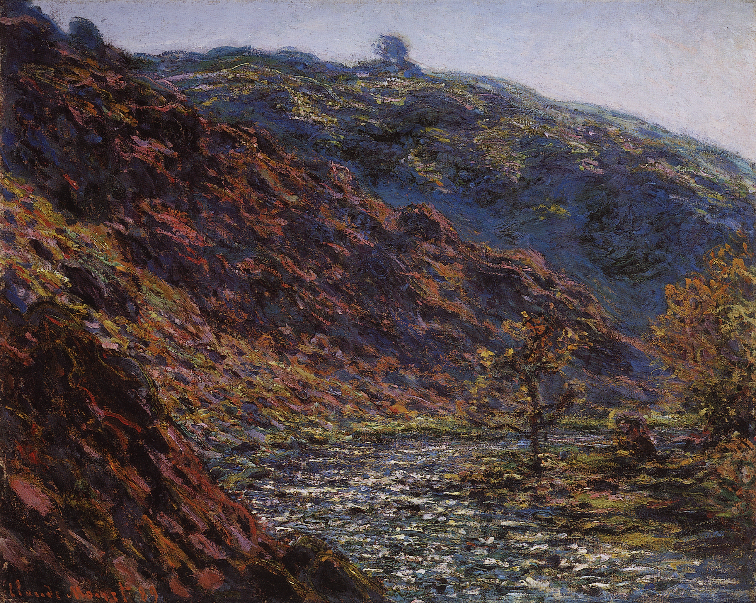 Моне Клод. Ущелье Крез. 1889
