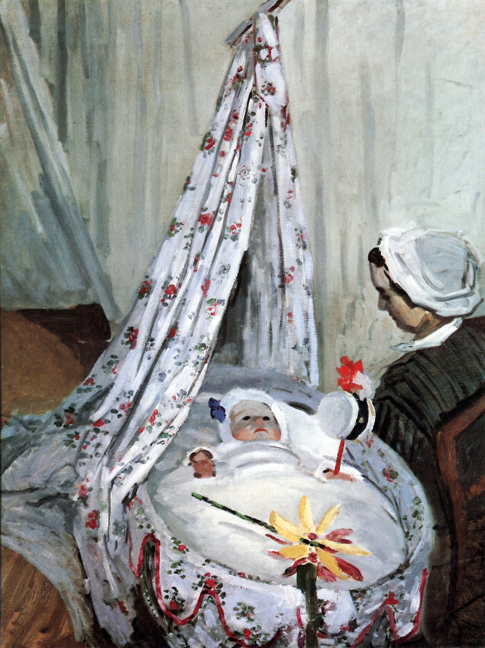 Моне Клод. Жан Моне в колыбели. 1867