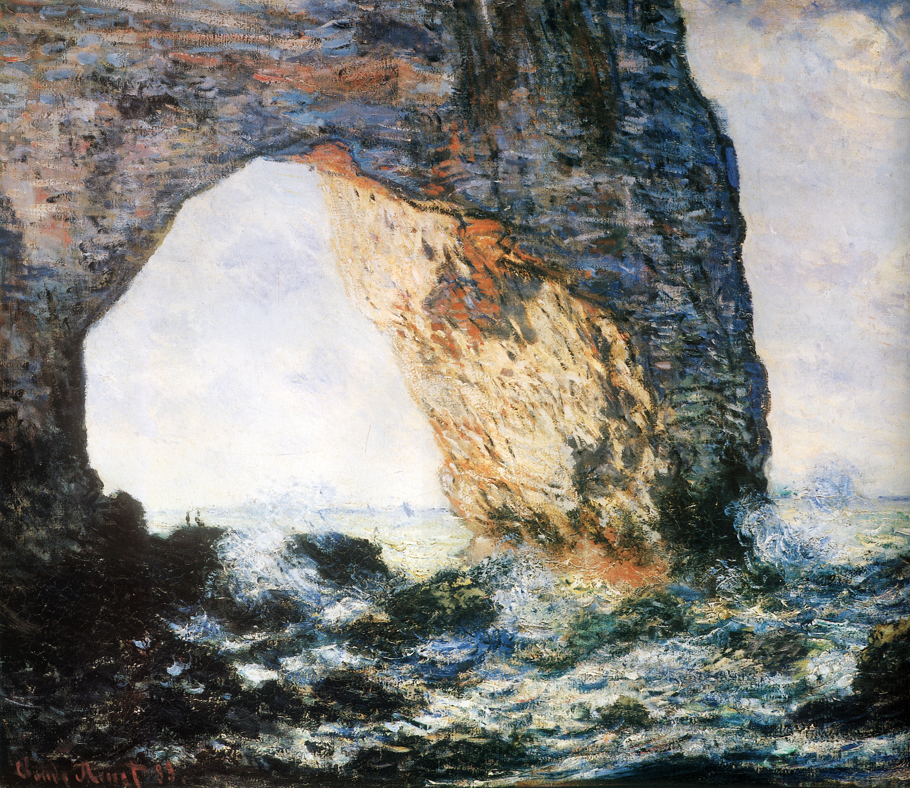 Моне Клод. Маннпорт. 1883