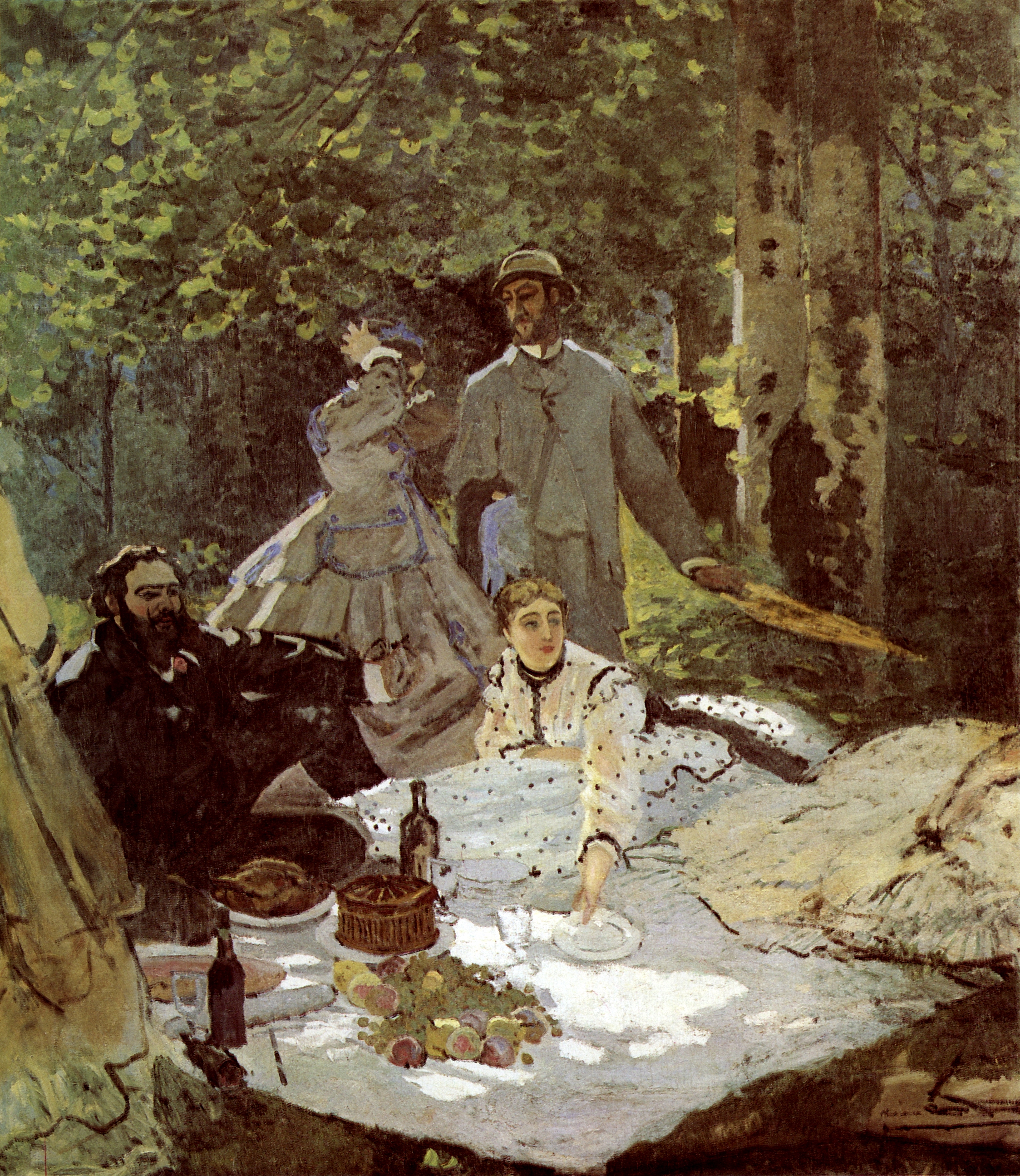 Моне Клод. Завтрак на траве. 1865-1866