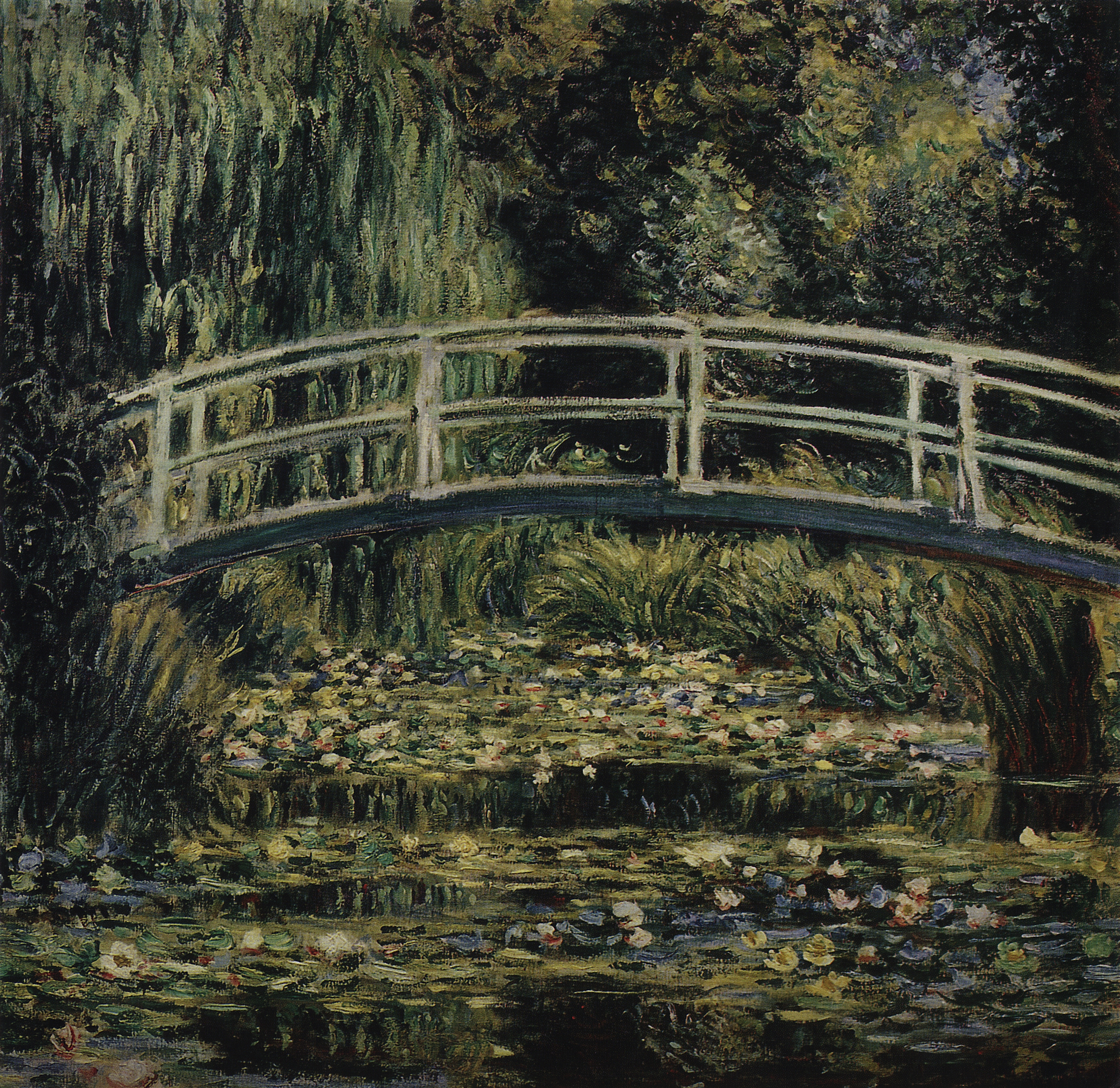 Моне Клод. Белые кувшинки. Живерни. 1899