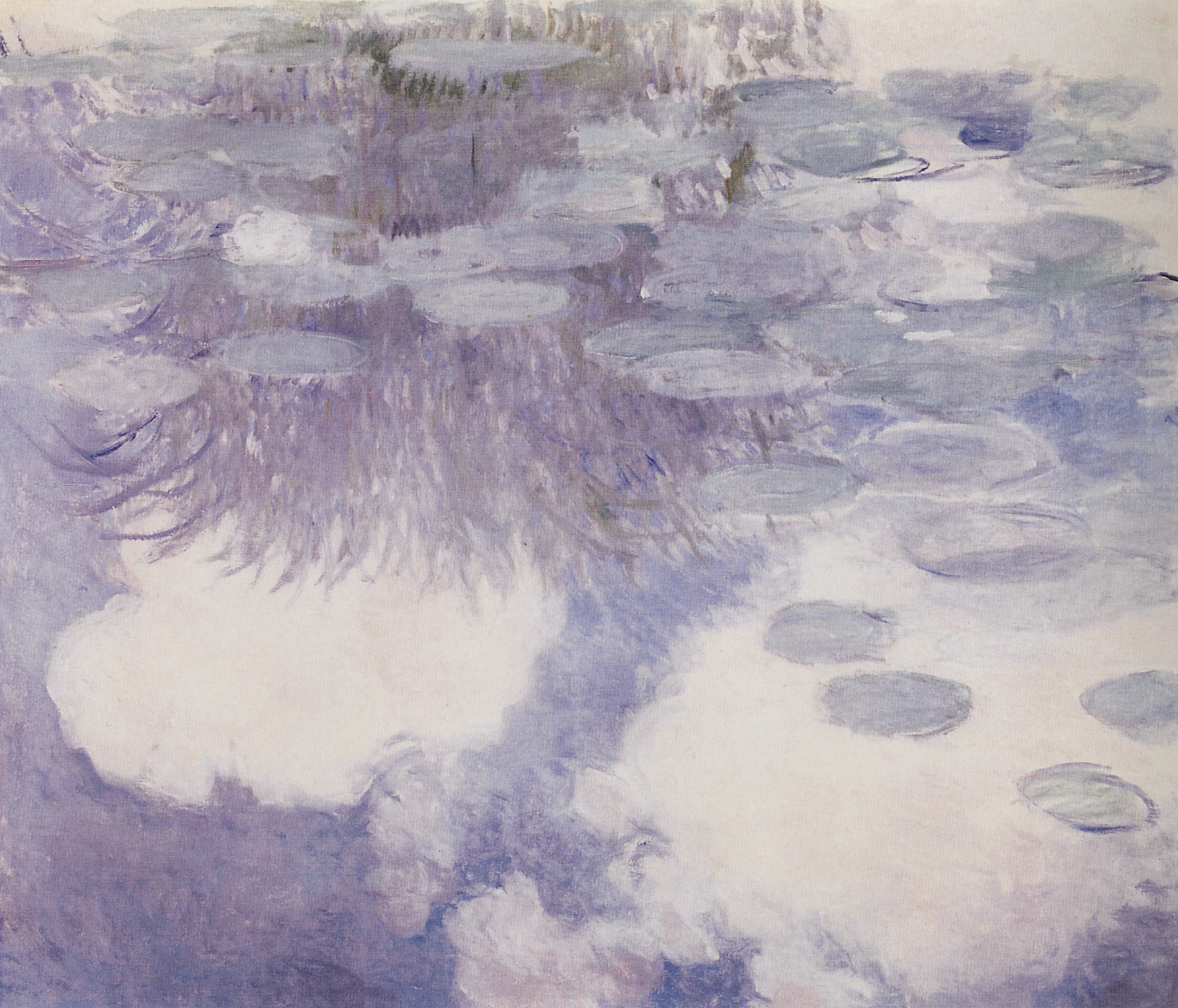 Моне Клод. Нимфеи. Водяные лилии. 1907