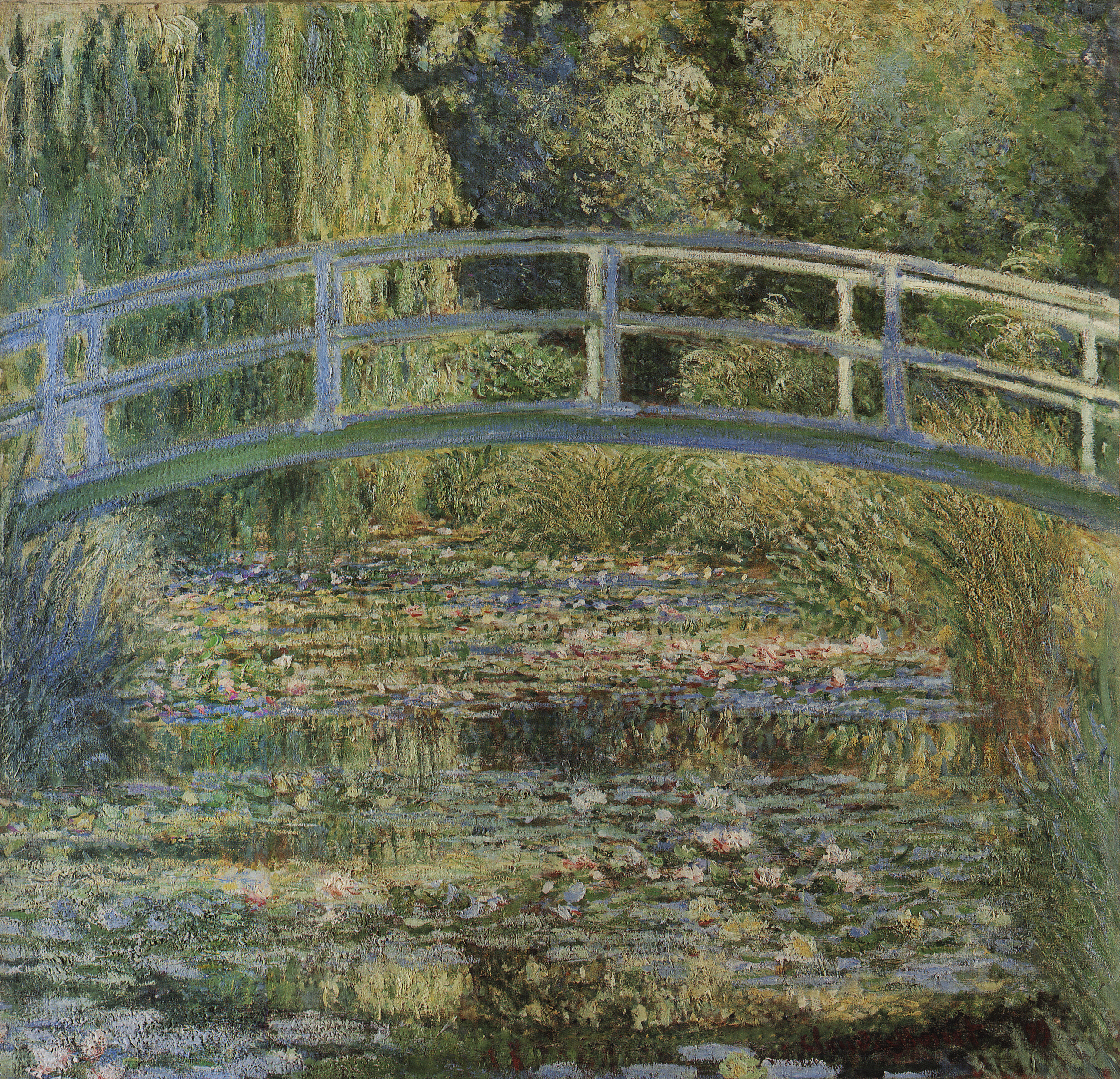 Моне Клод. Японский мостик. 1899-1900