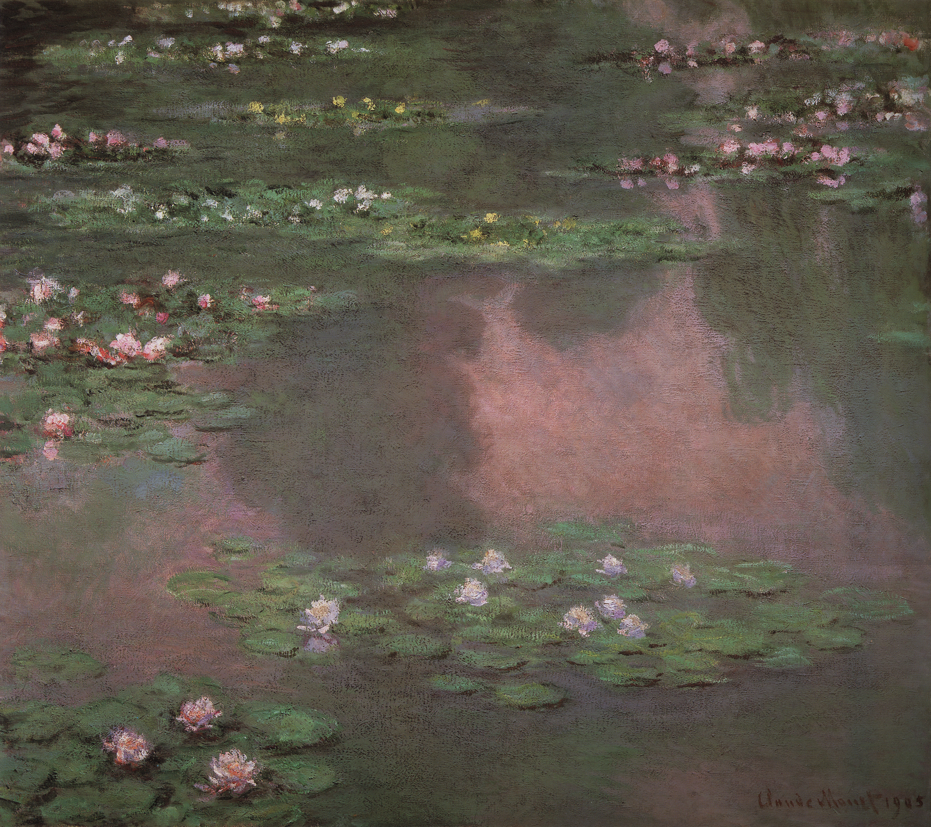 Моне Клод. Водяные лилии. 1905