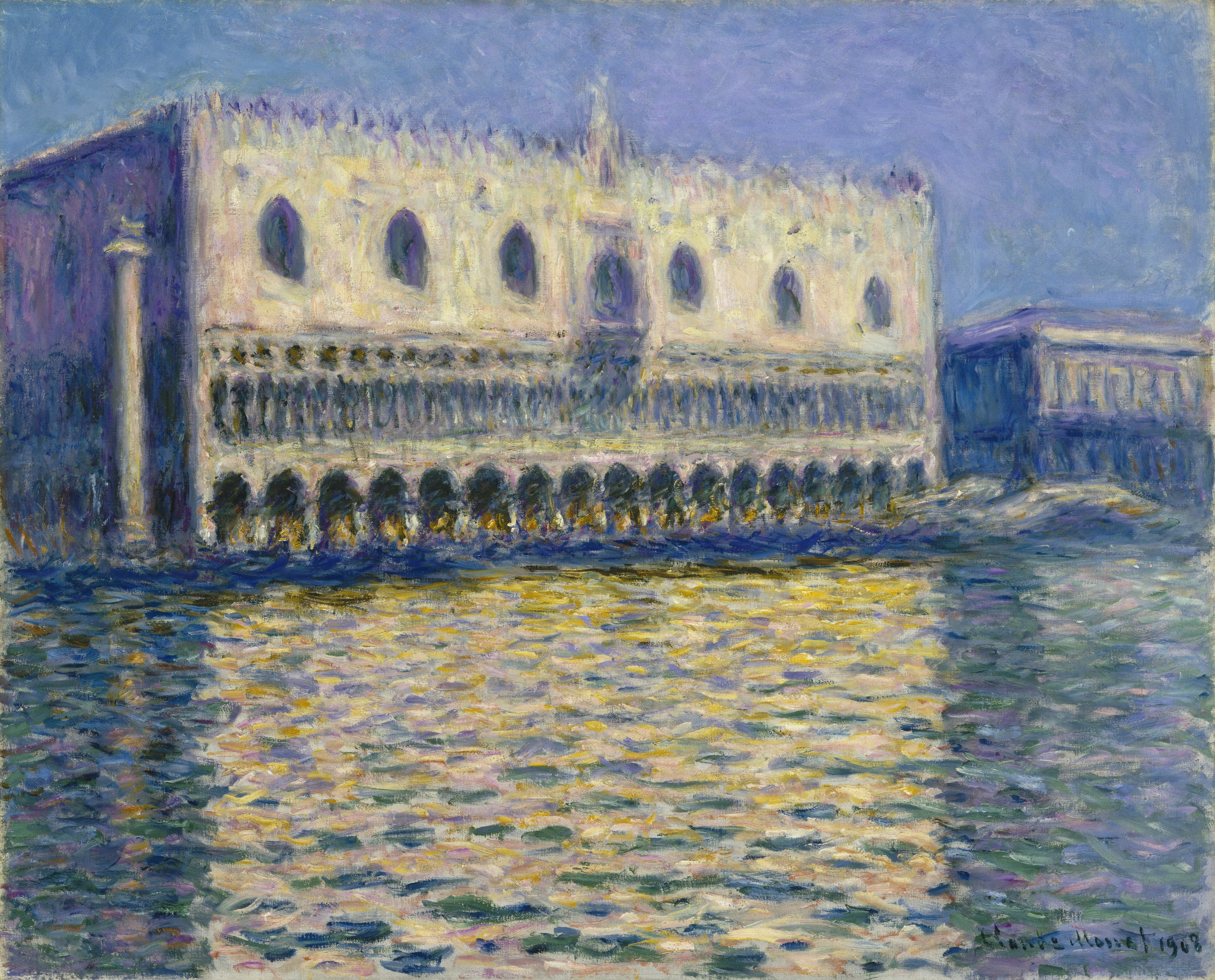 Моне Клод. Дворец Дожей в Венеции. 1908