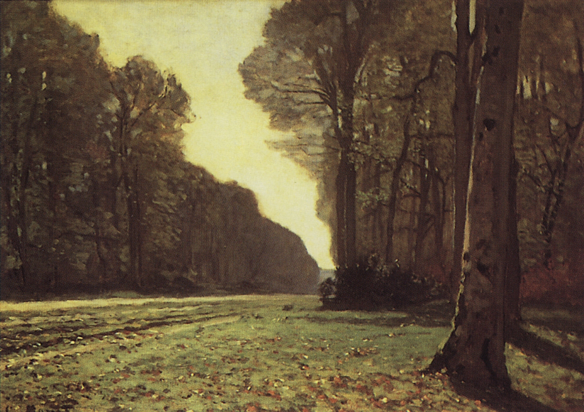 Моне Клод. Дорога в Шайи. 1865