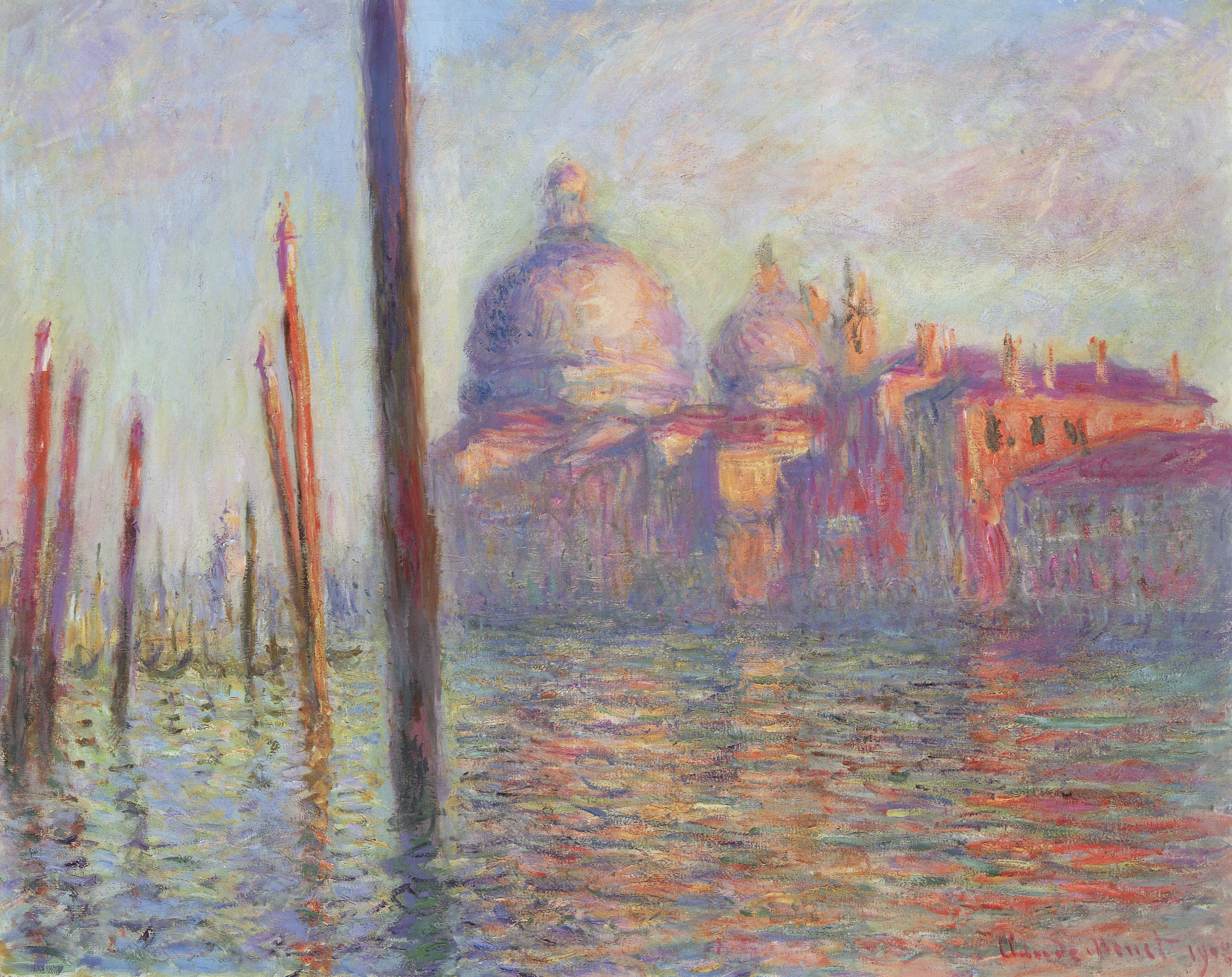 Моне Клод. Большой канал, Венеция. 1908