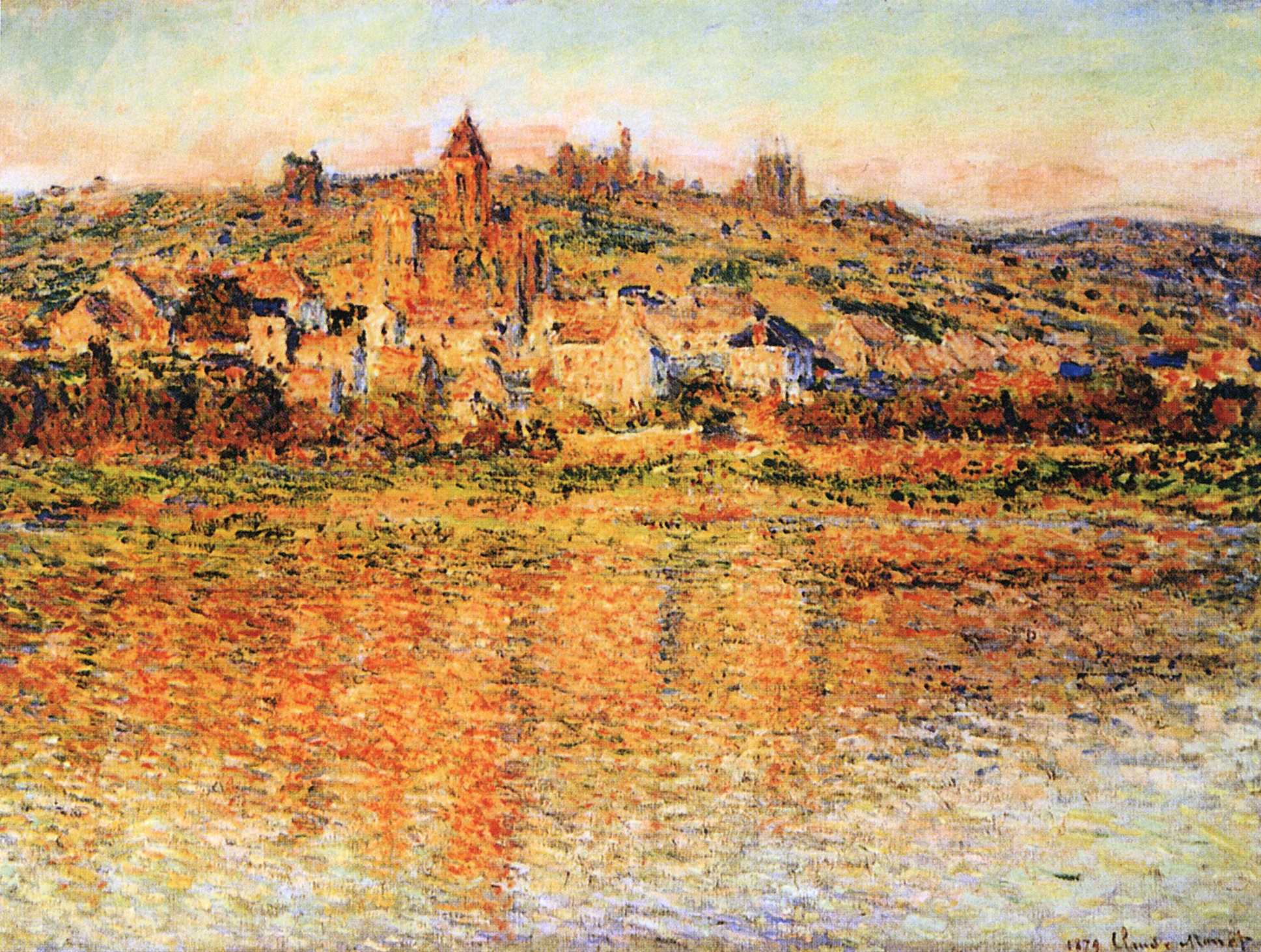 Моне Клод. Ветей летом. 1879