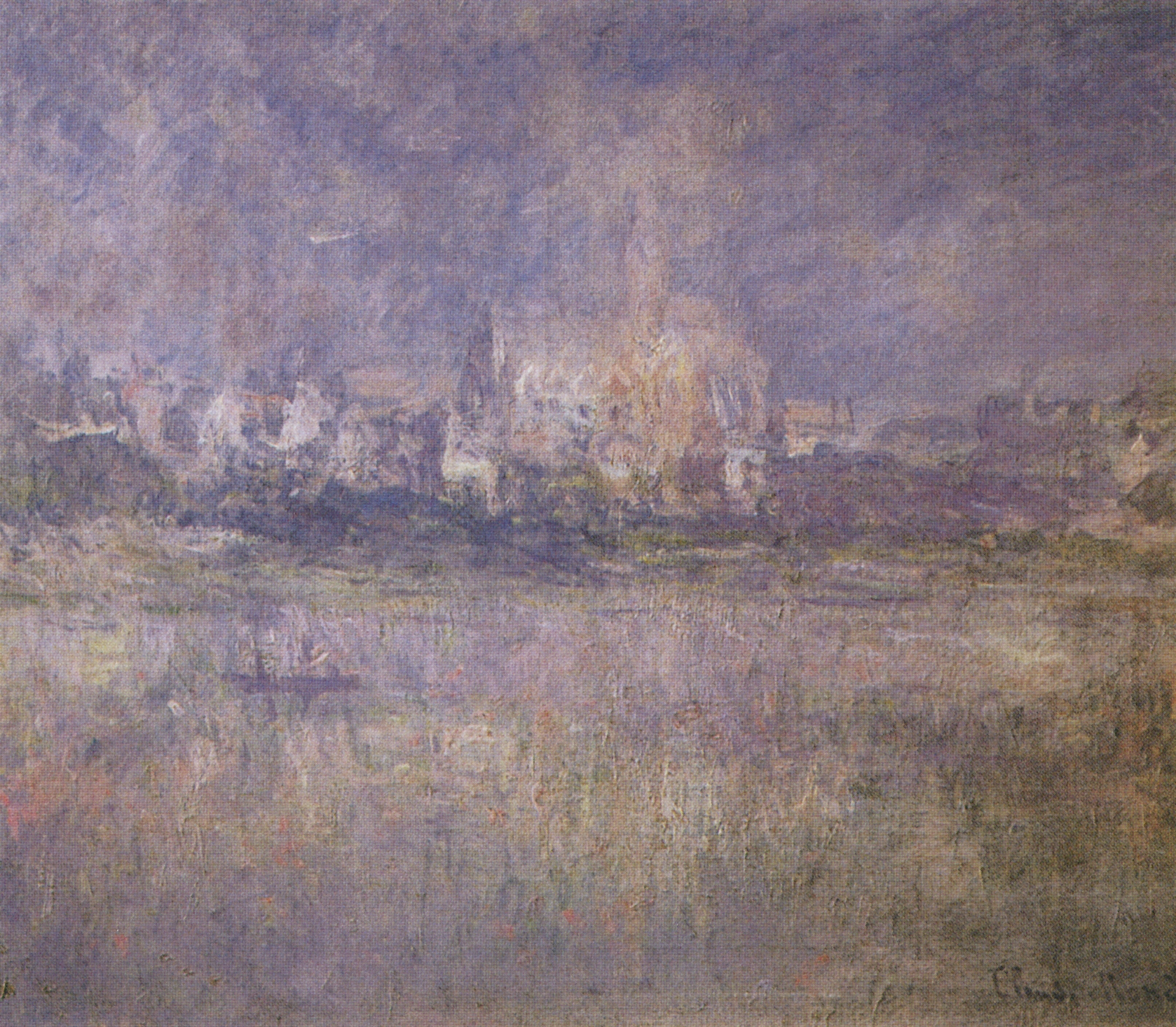 Моне Клод. Ветёй в тумане. 1879