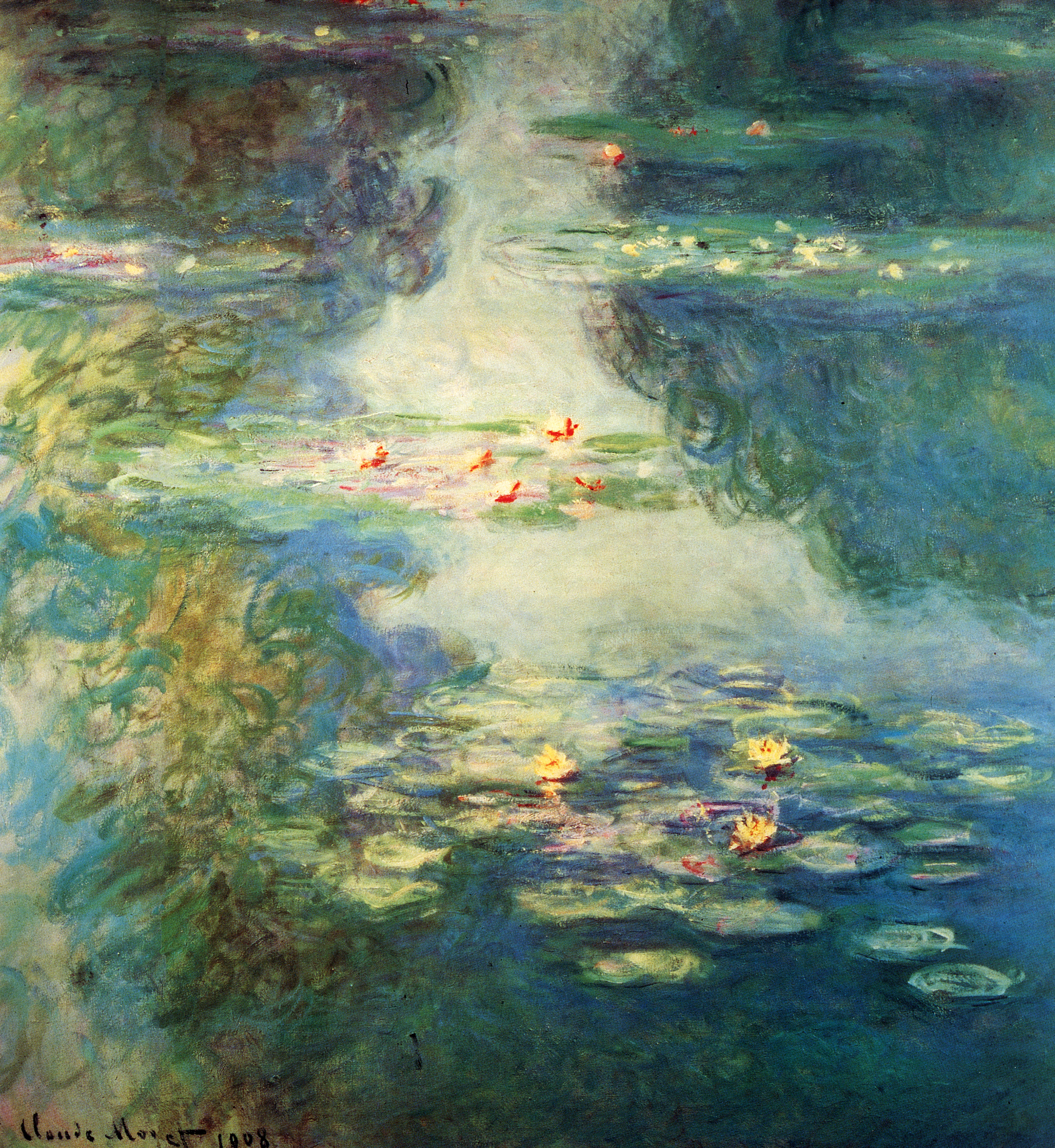 Моне Клод. Кувшинки. 1908