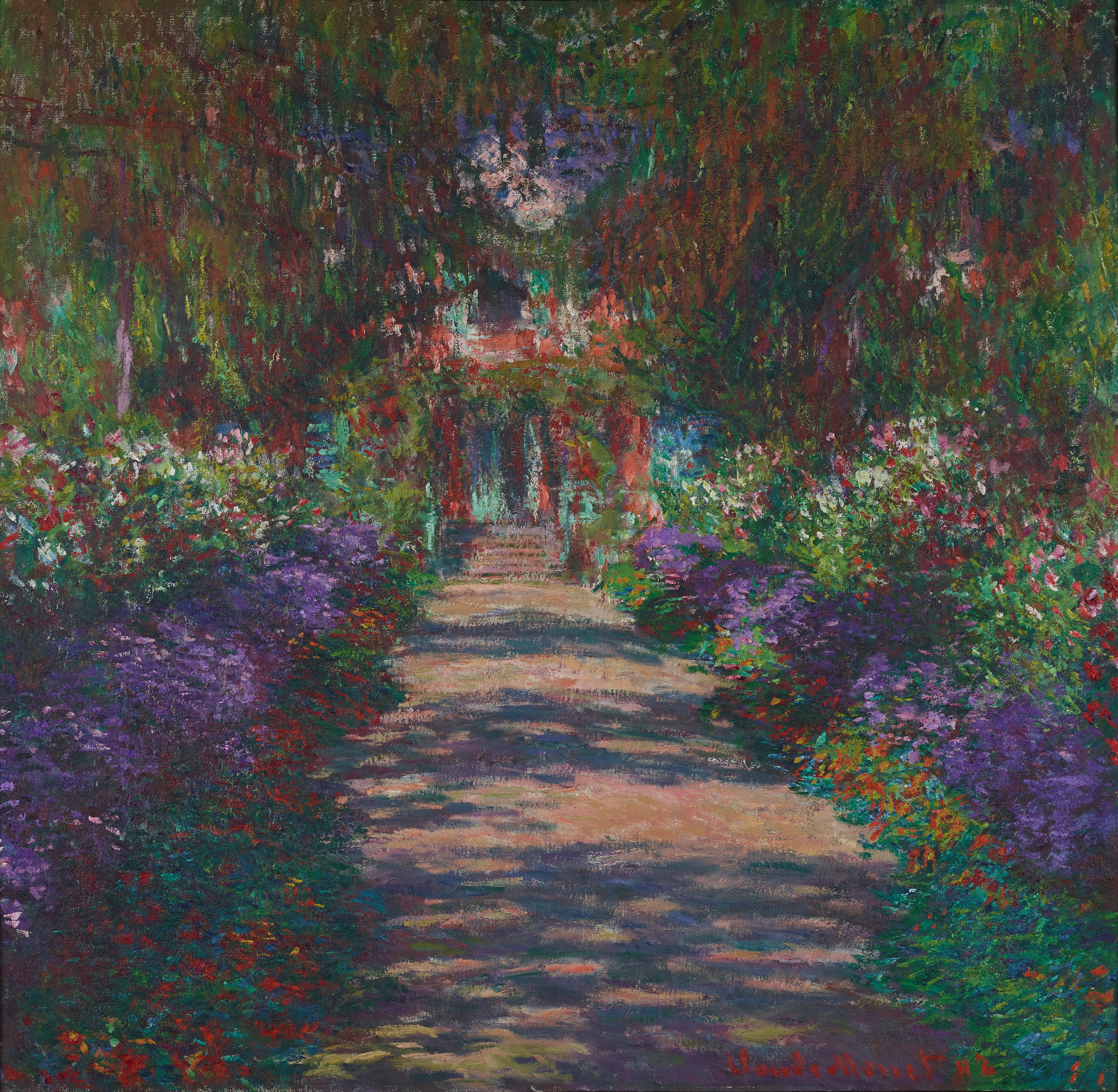 Моне Клод. Дорога в саду художника. 1901-1902