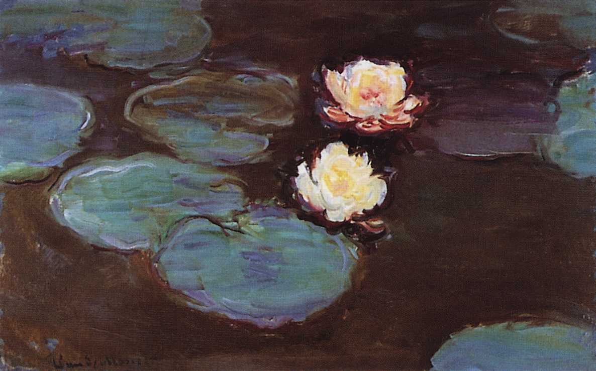 Моне Клод. Белые кувшинки. 1897-1898