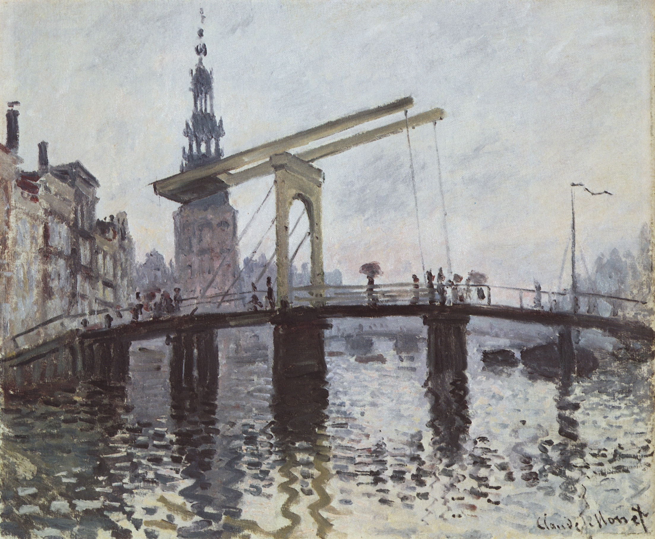 Моне Клод. Мост Амстердам. 1874