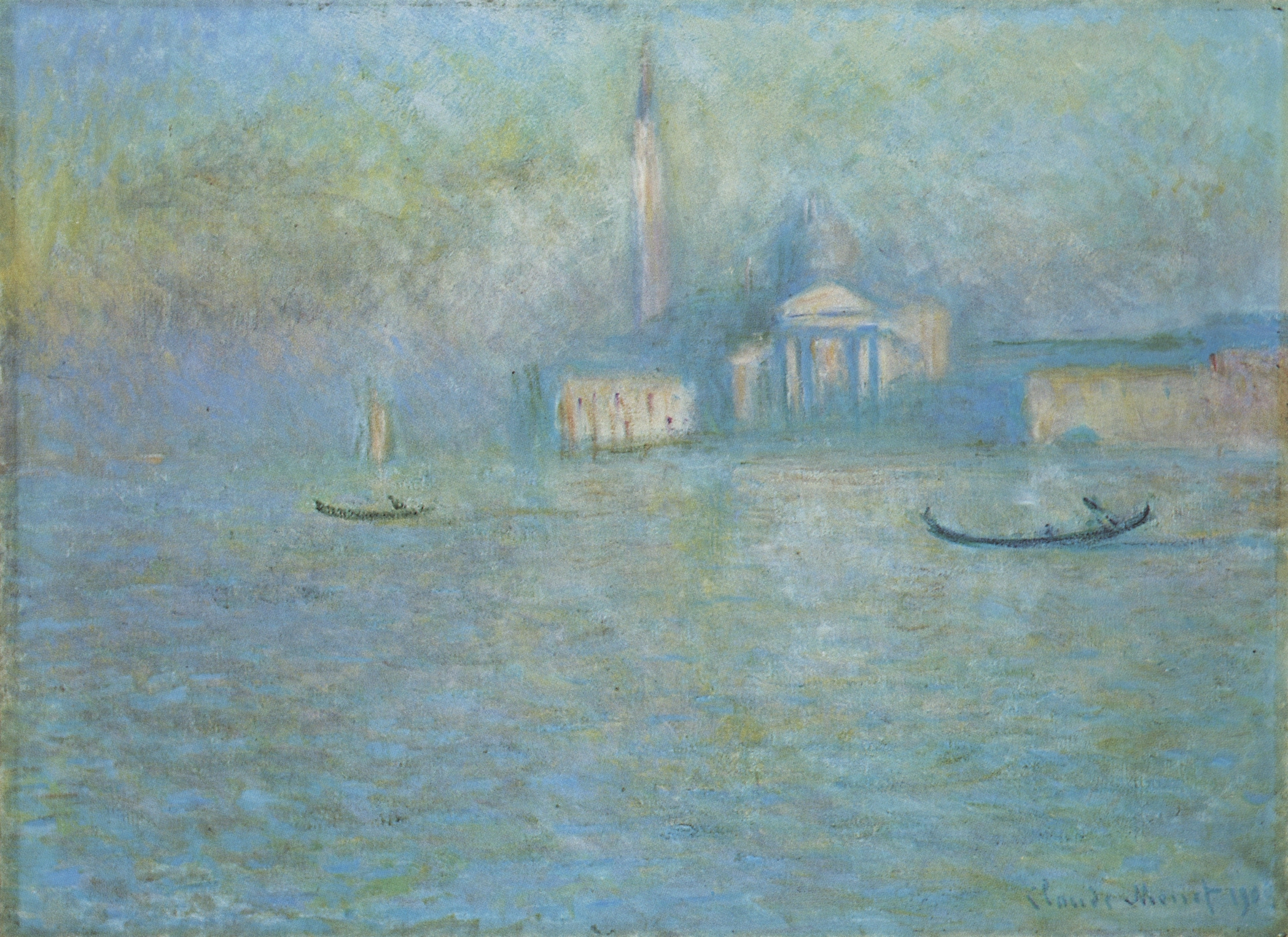 Моне Клод. Венеция. Сан Джорджо Маджоре. Сумерки. 1908