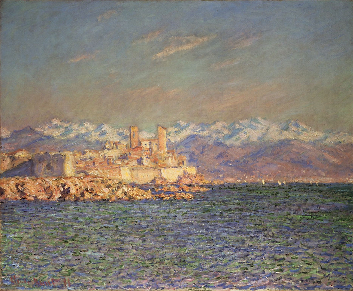 Моне Клод. Древняя крепость Антиба. 1888