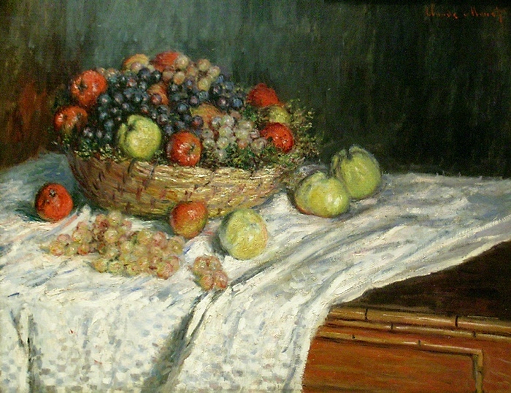 Моне Клод. Яблоки и виноград. 1879-1880