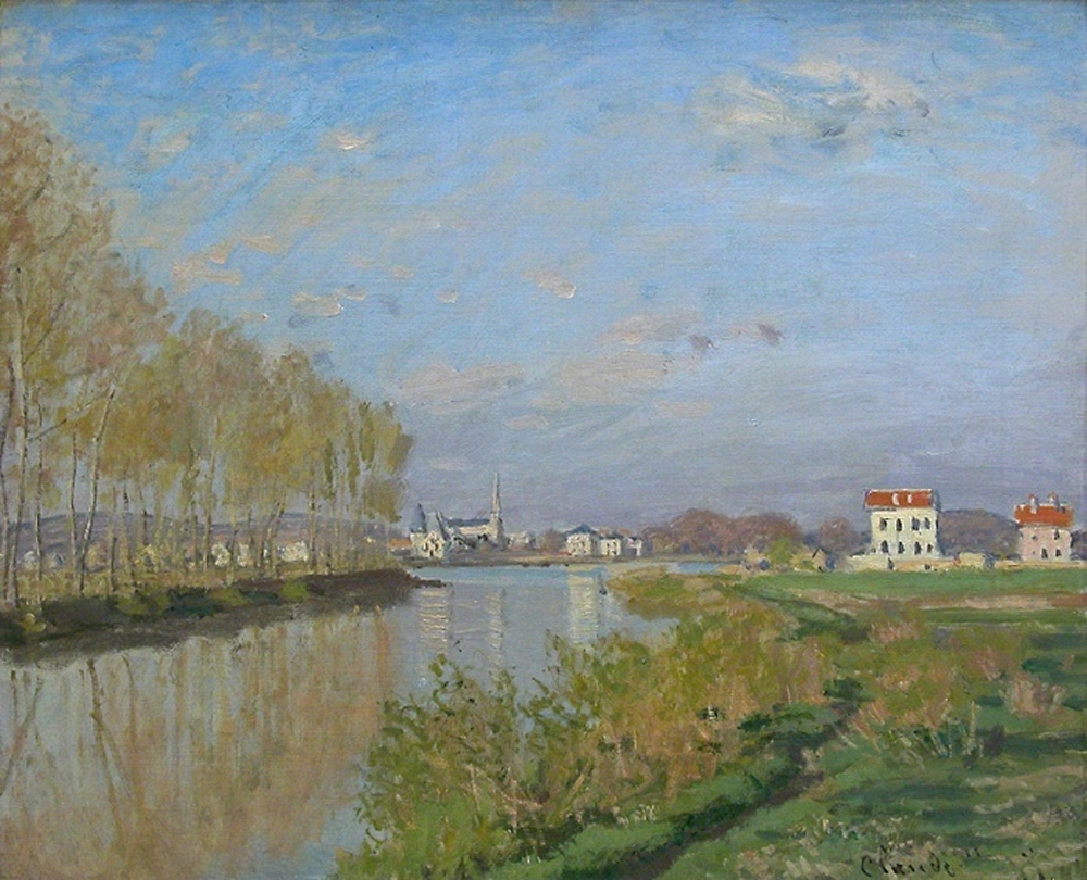 Моне Клод. Вид Аржантея. Окол о1873