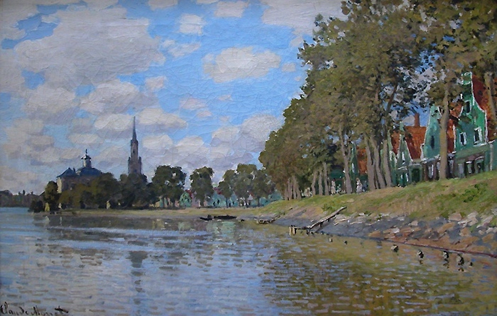 Моне Клод. Заандам. 1871