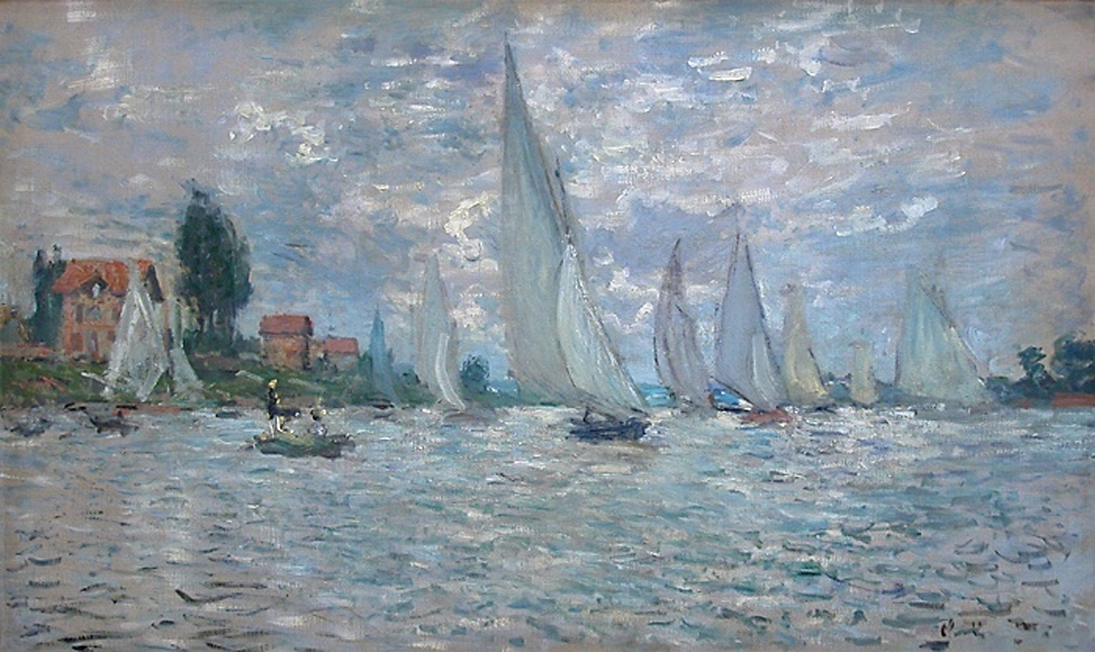 Моне Клод. Регата в Аржантее. Около 1872