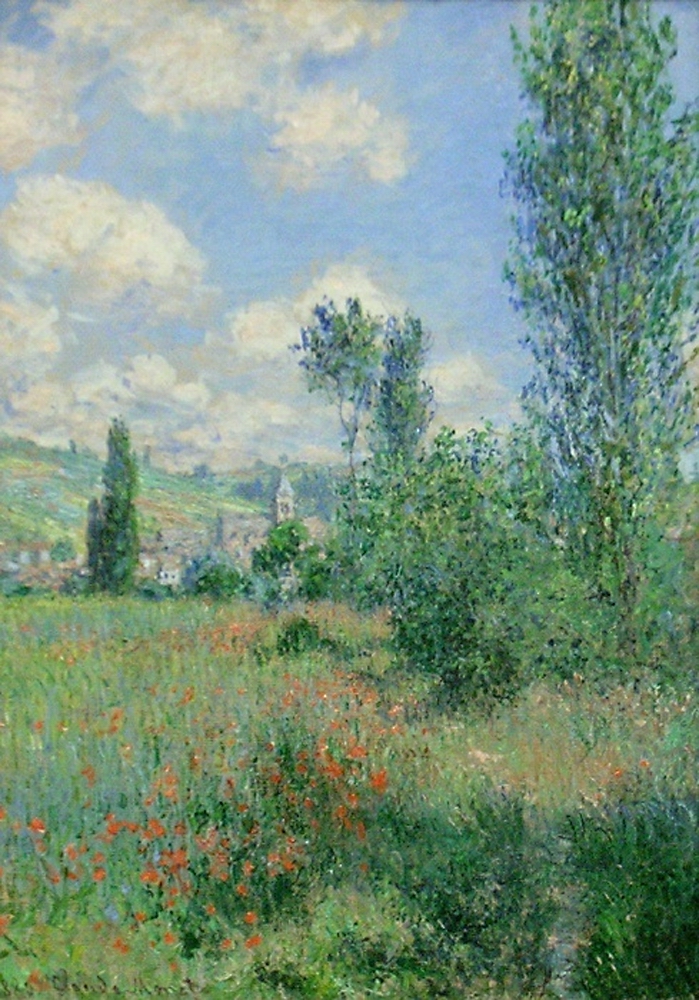 Моне Клод. Вид Ветея. 1880