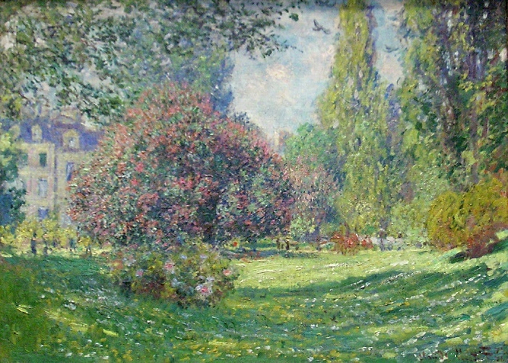 Моне Клод. Пейзаж: Парк Монсо. 1876
