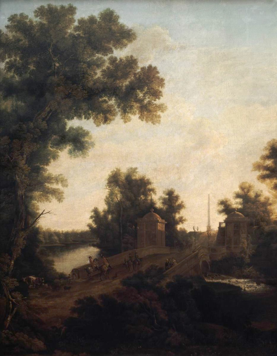 Щедрин С.. Каменный мост в Гатчине у площади Коннетабля. 1799-1801