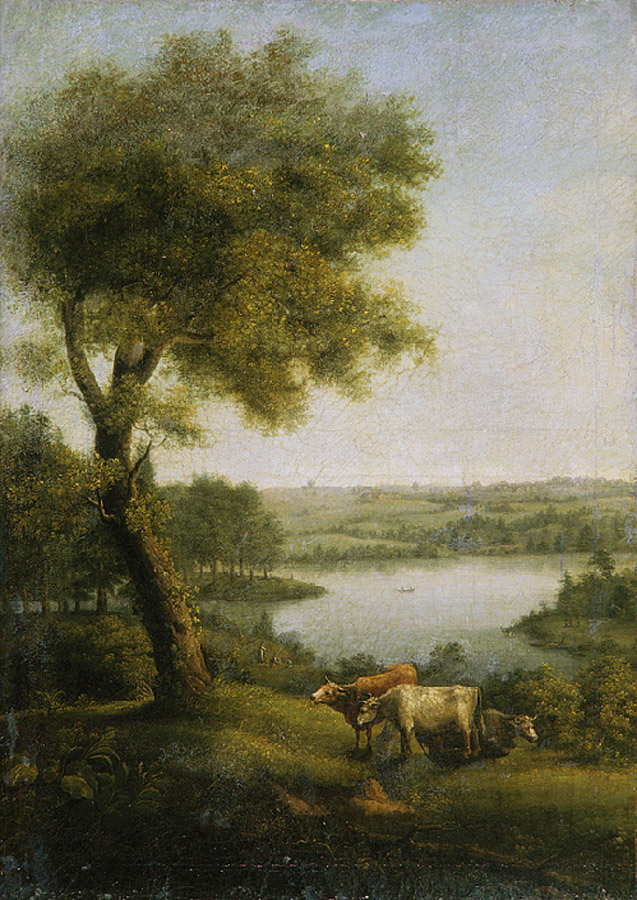 Щедрин С.. Пейзаж с коровами