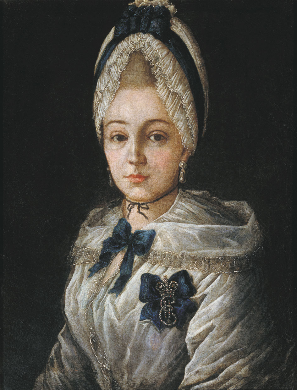 Сердюков. Портрет неизвестной в белом чепце. 1772
