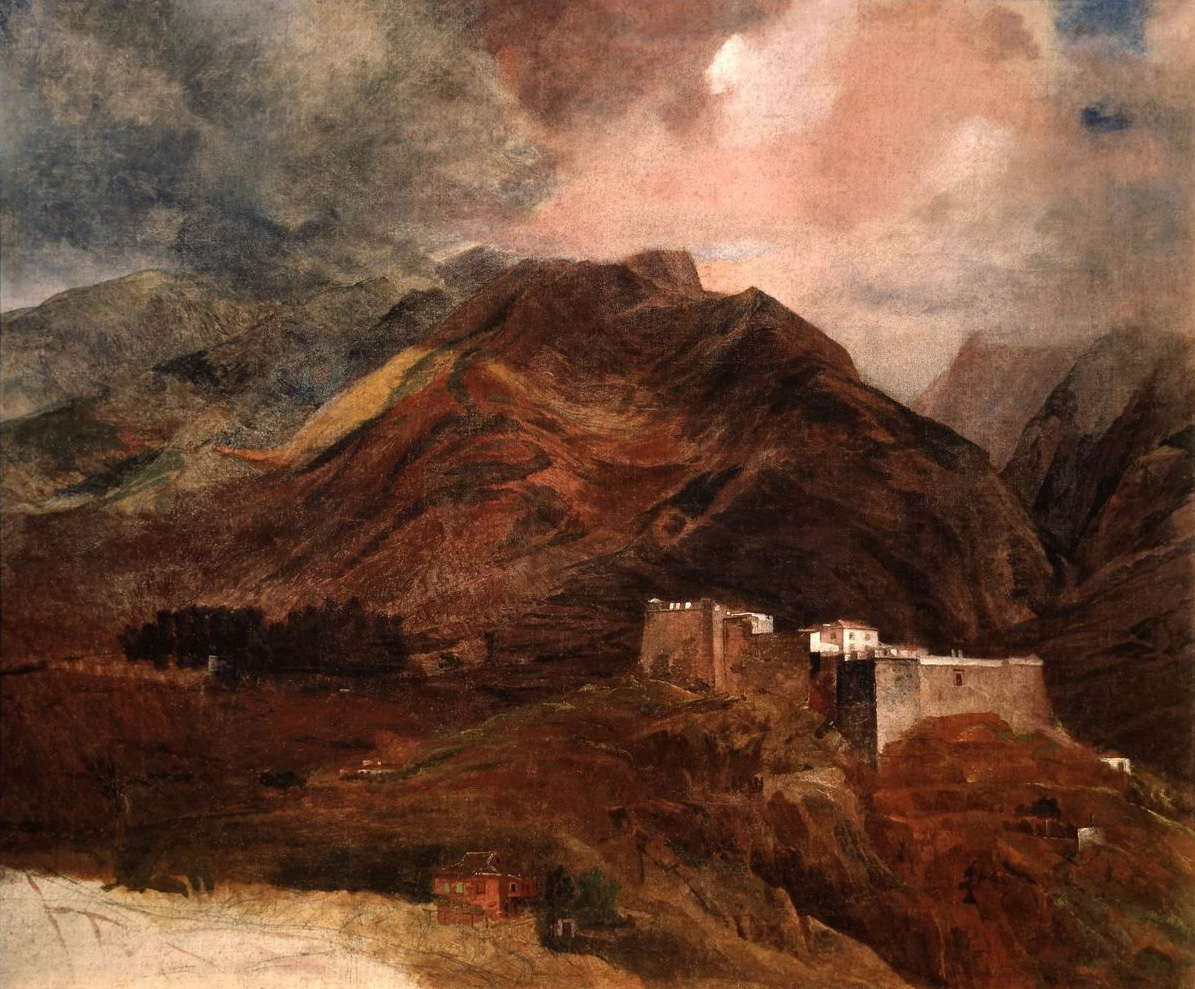 Брюллов К.. Вид форта Пику на острове Мадейра. 1849-1850