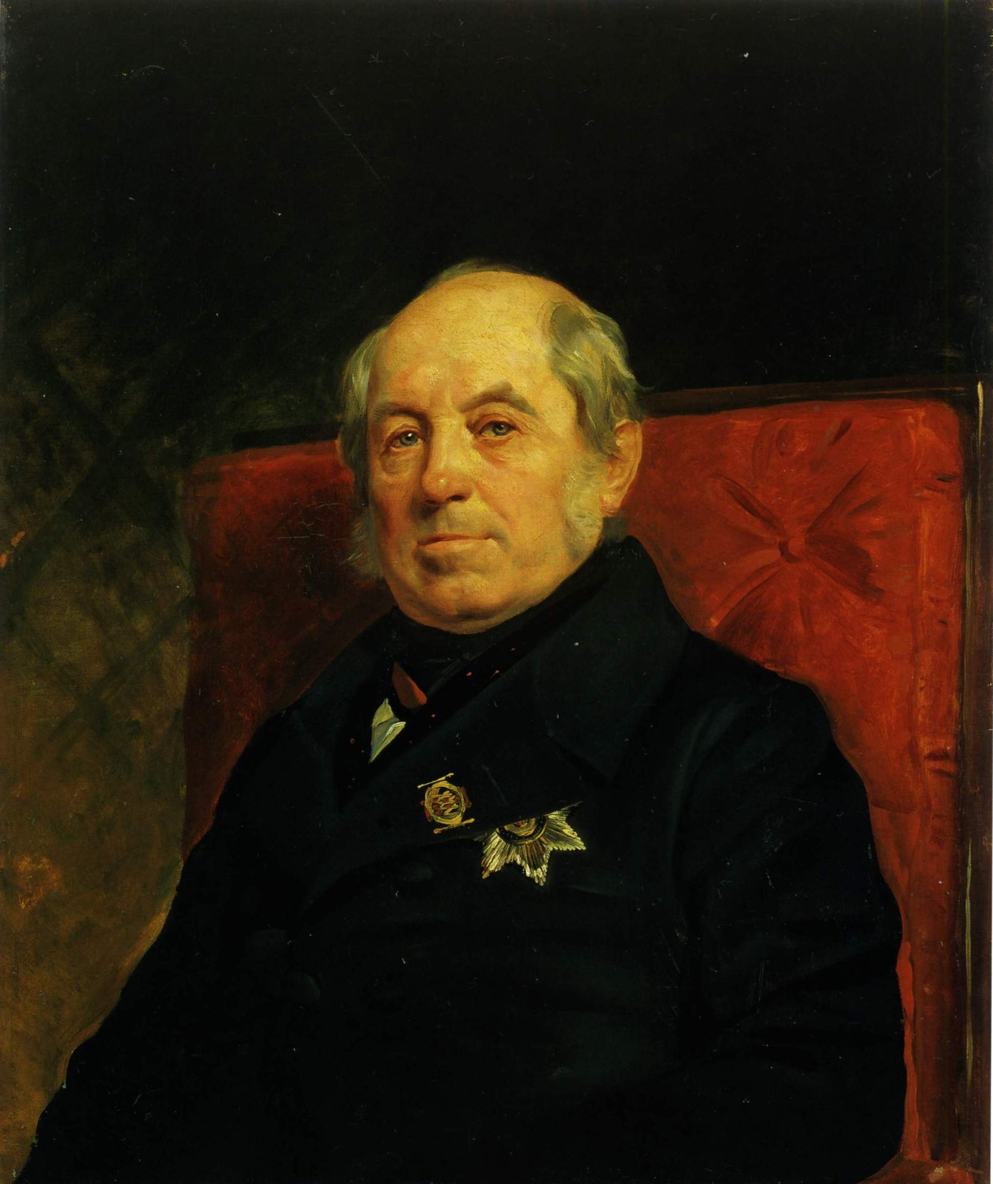 Брюллов К.. Портрет С.Г. Лихонина . 1841