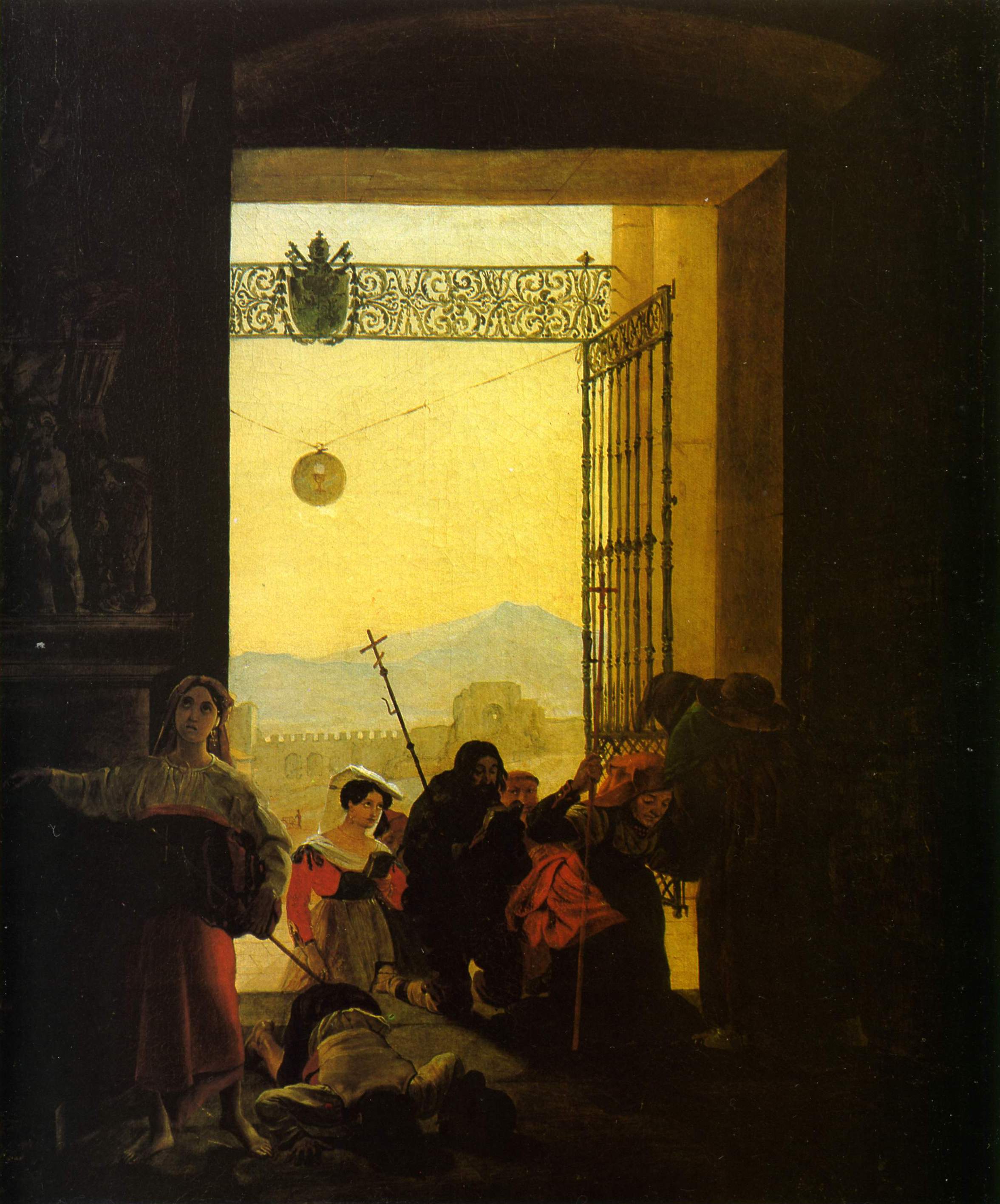 Брюллов К.. Пилигримы. 1836