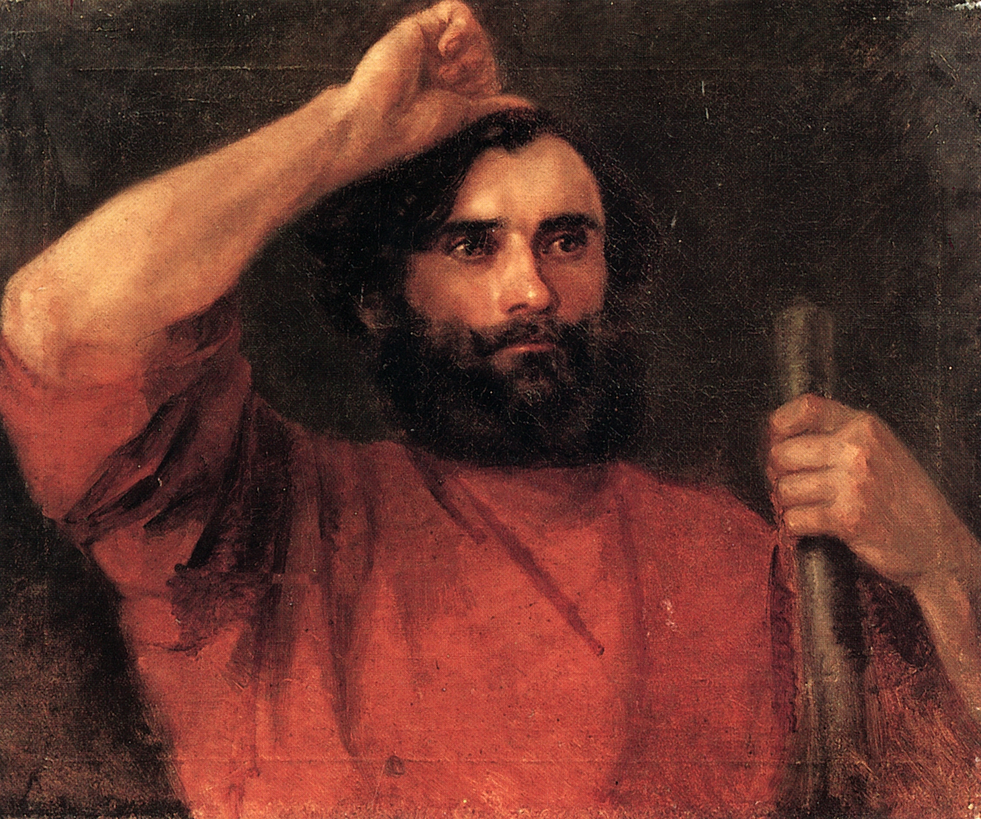 Брюллов К.. Натурщик. 1821-1822
