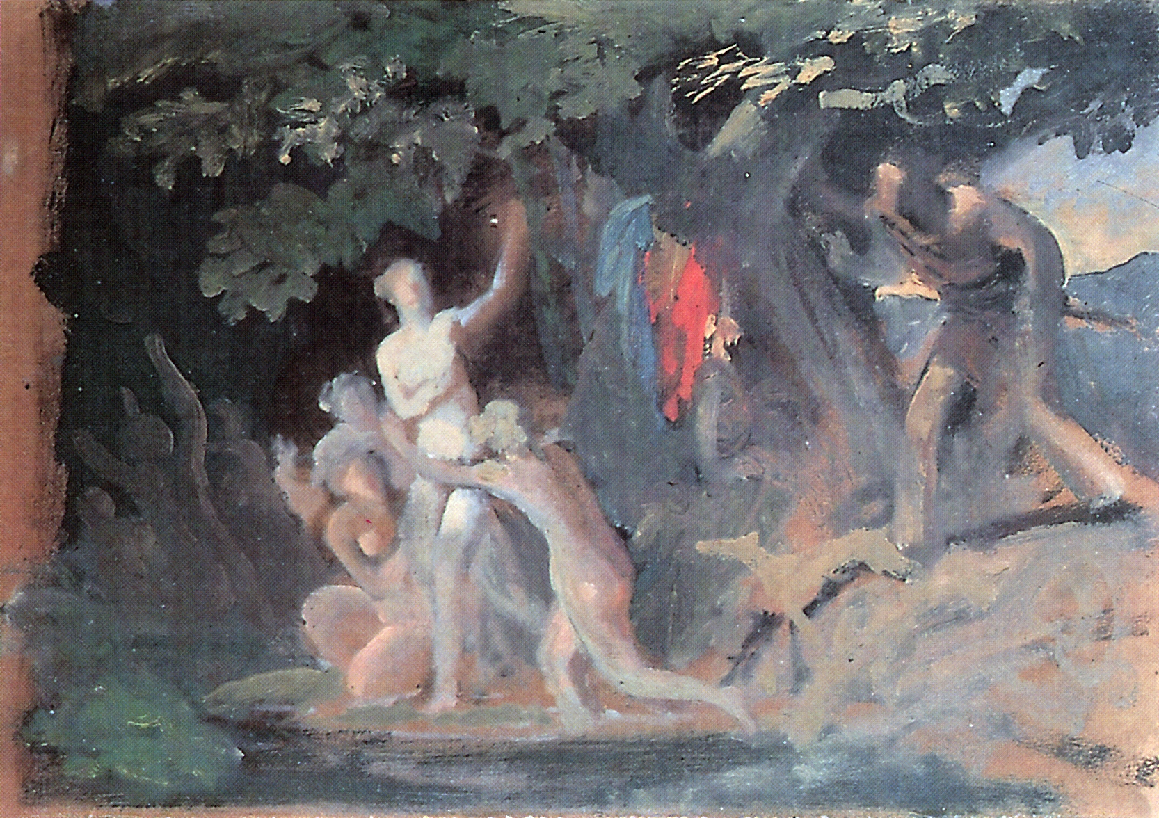 Брюллов К.. Гилас и нимфы. 1827