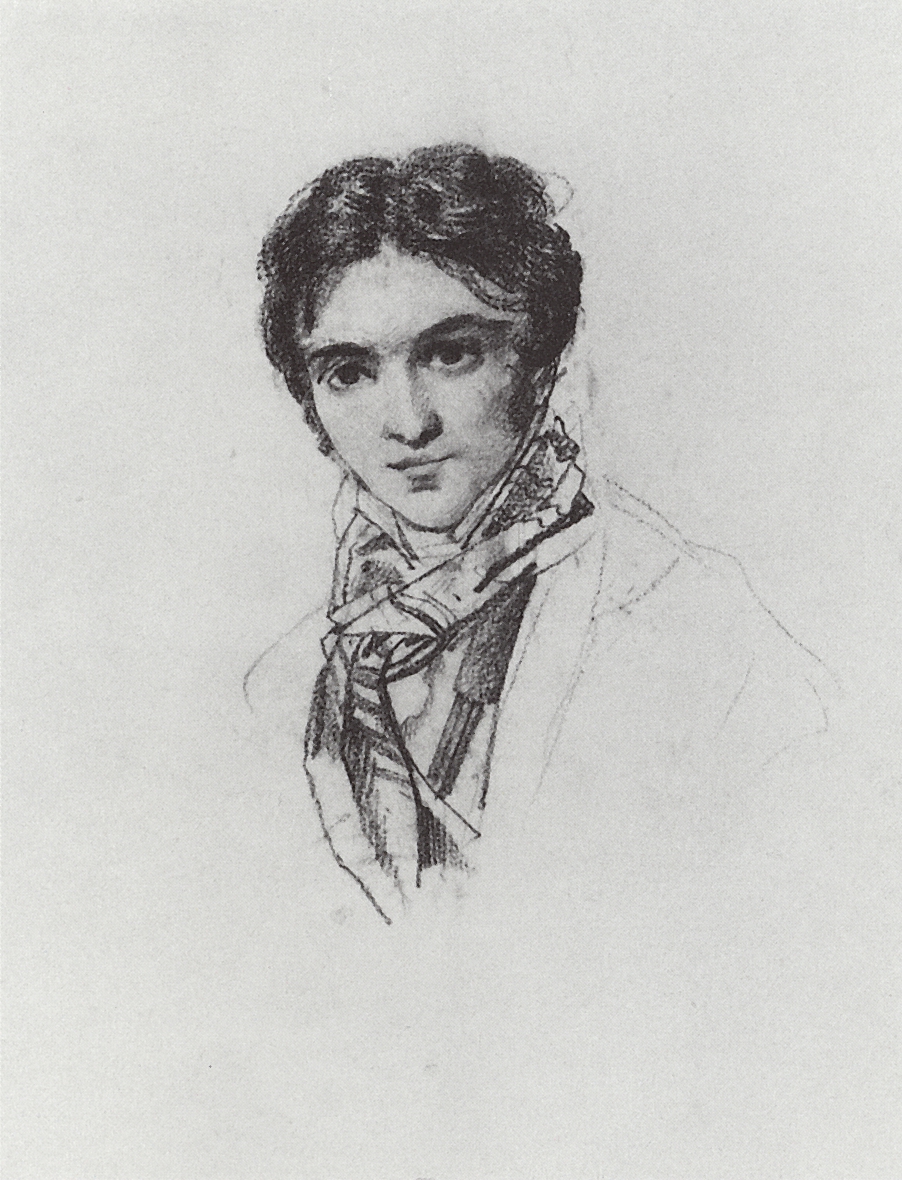 Брюллов К.. Портрет Ф.А.Бруни. 1827-1828