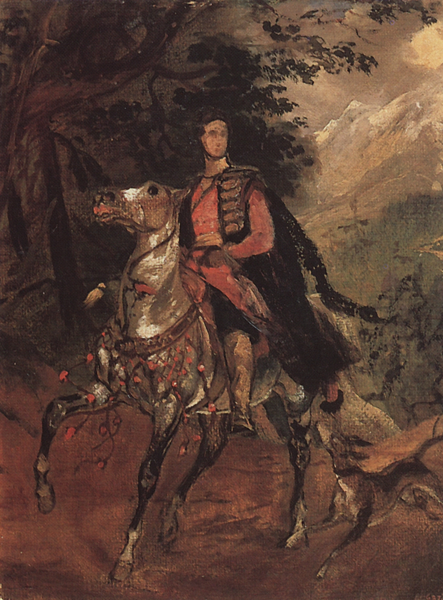 Брюллов К.. Портрет А.Н.Демидова. Около 1831
