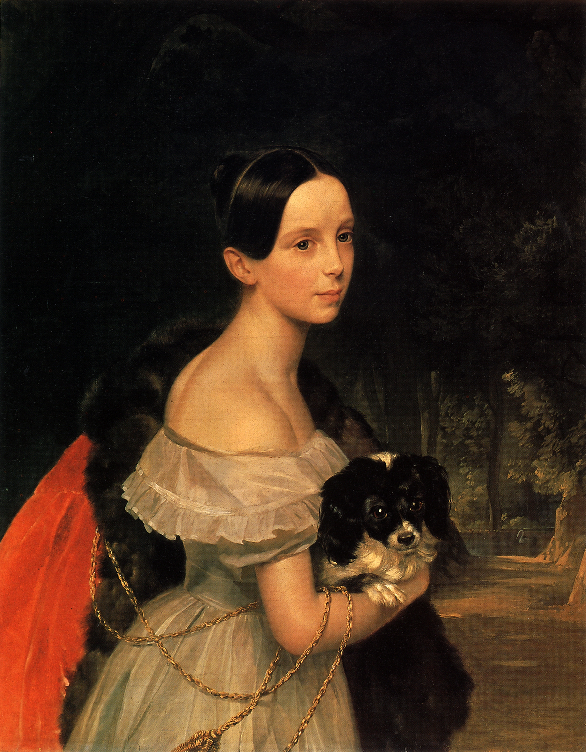 Брюллов К.. Портрет У.М.Смирновой. 1837-1840