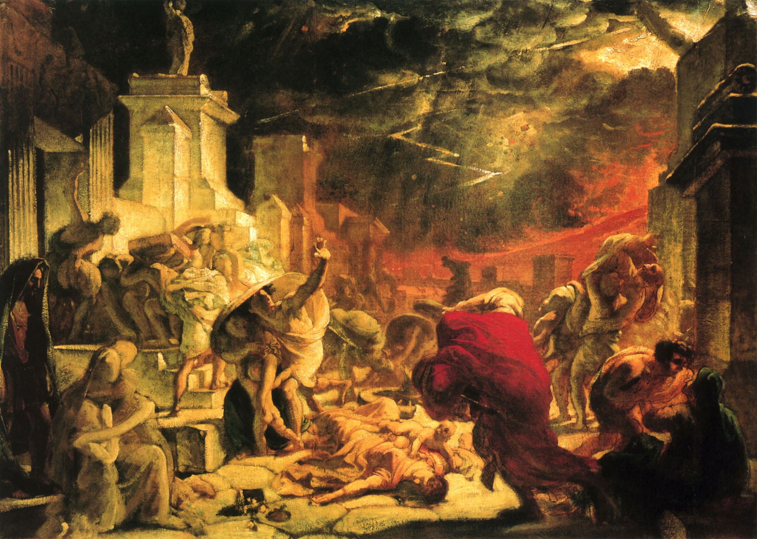 Брюллов К.. Последний день Помпеи. 1828