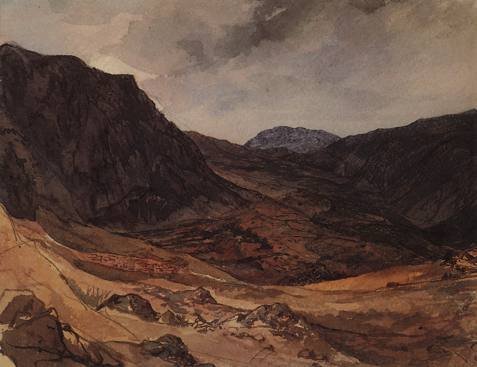 Брюллов К.. Долина Дельфийская. 1835