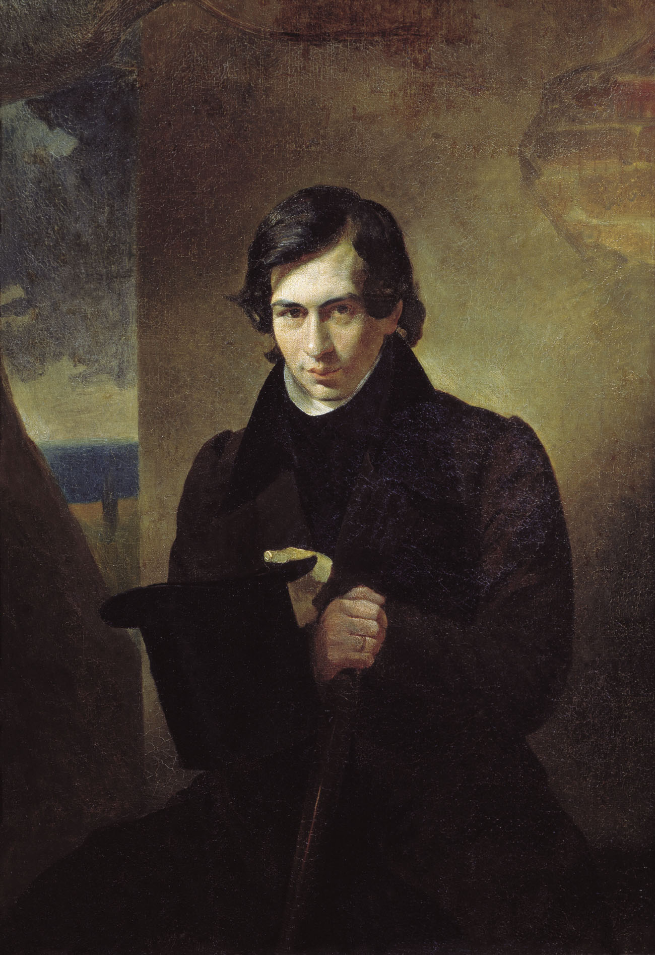Брюллов К.. Портрет писателя Н.В.Кукольника. 1836