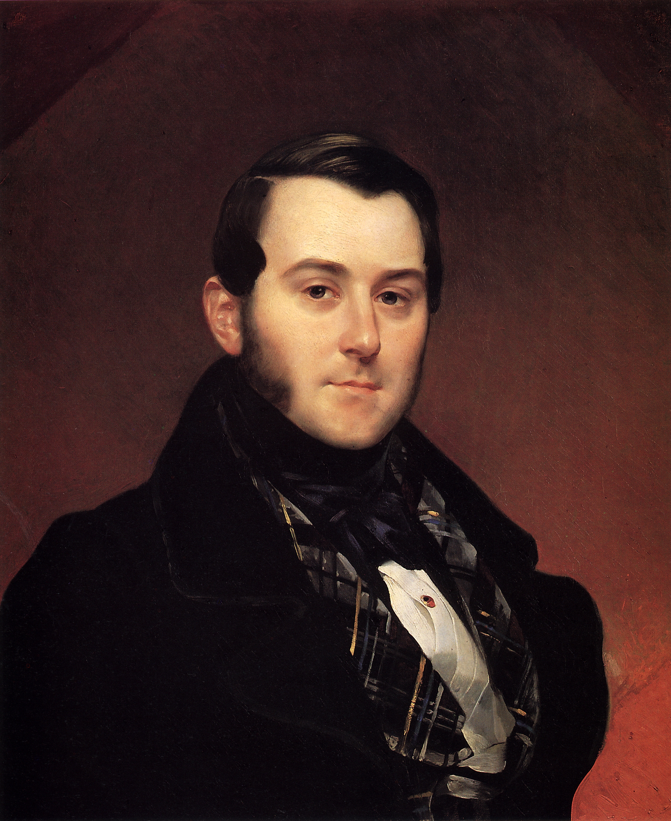 Брюллов К.. Портрет И.А.Бека. Около 1839