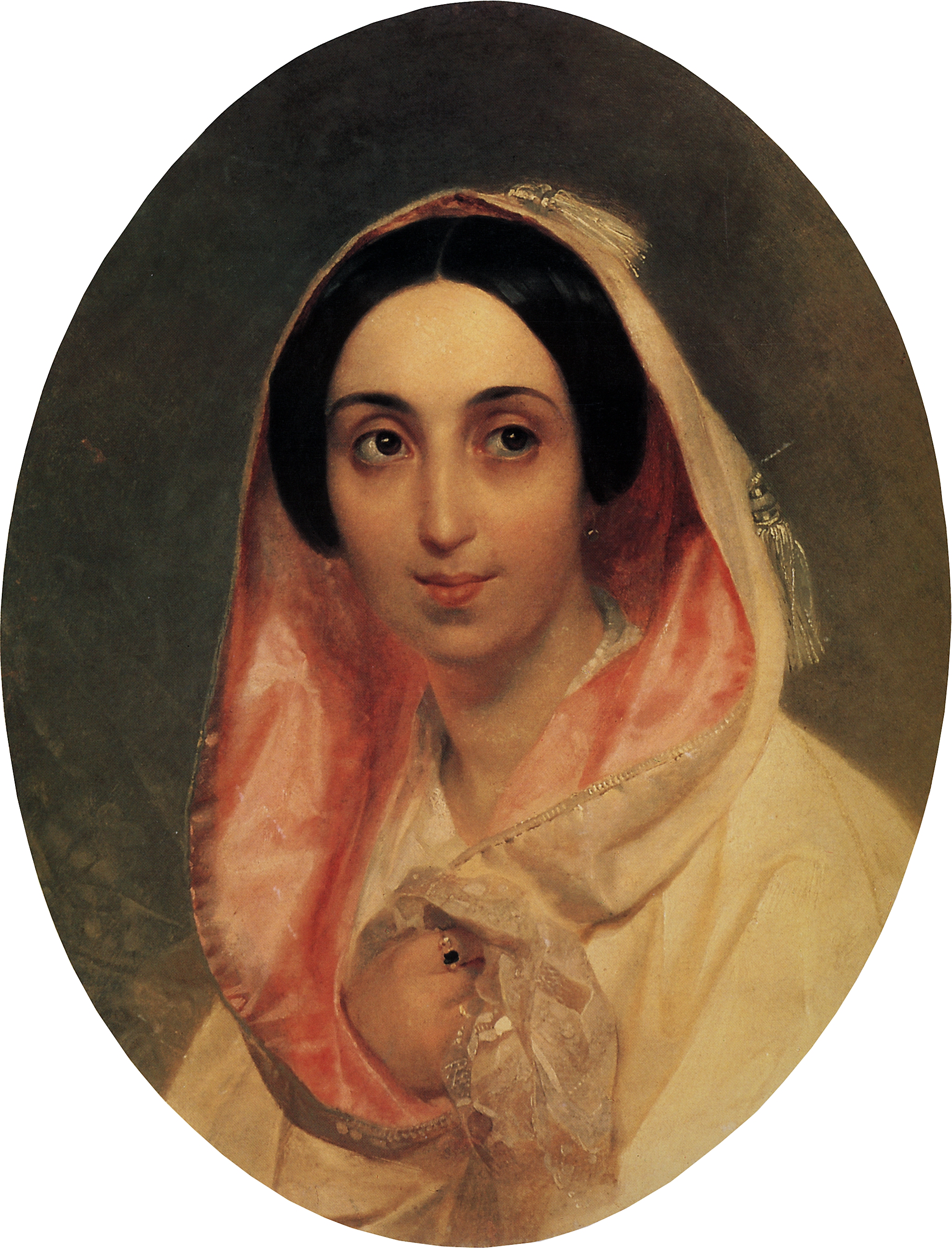 Брюллов К.. Портрет княгини А.А.Багратион. 1849