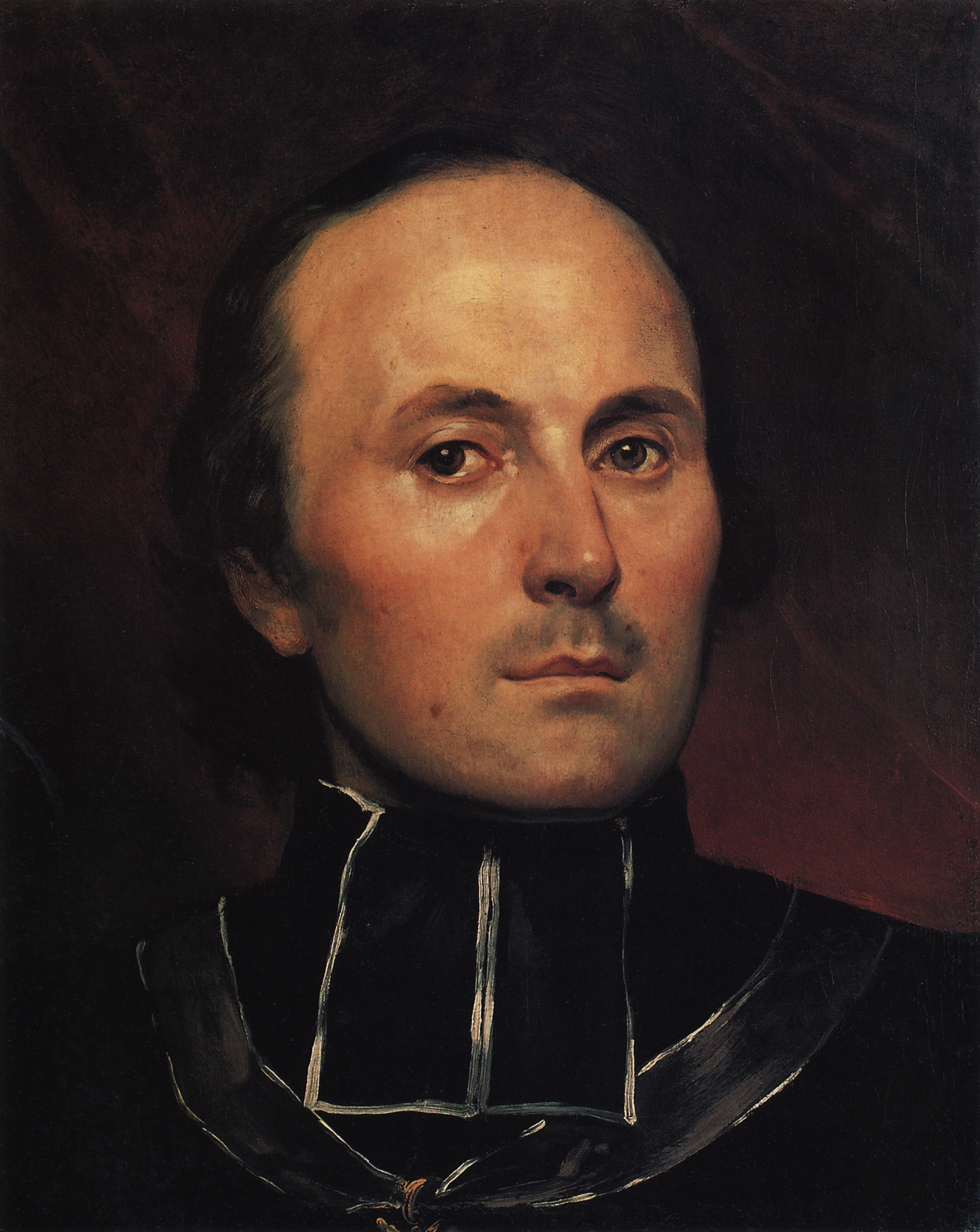 Брюллов К.. Голова аббата. 1850