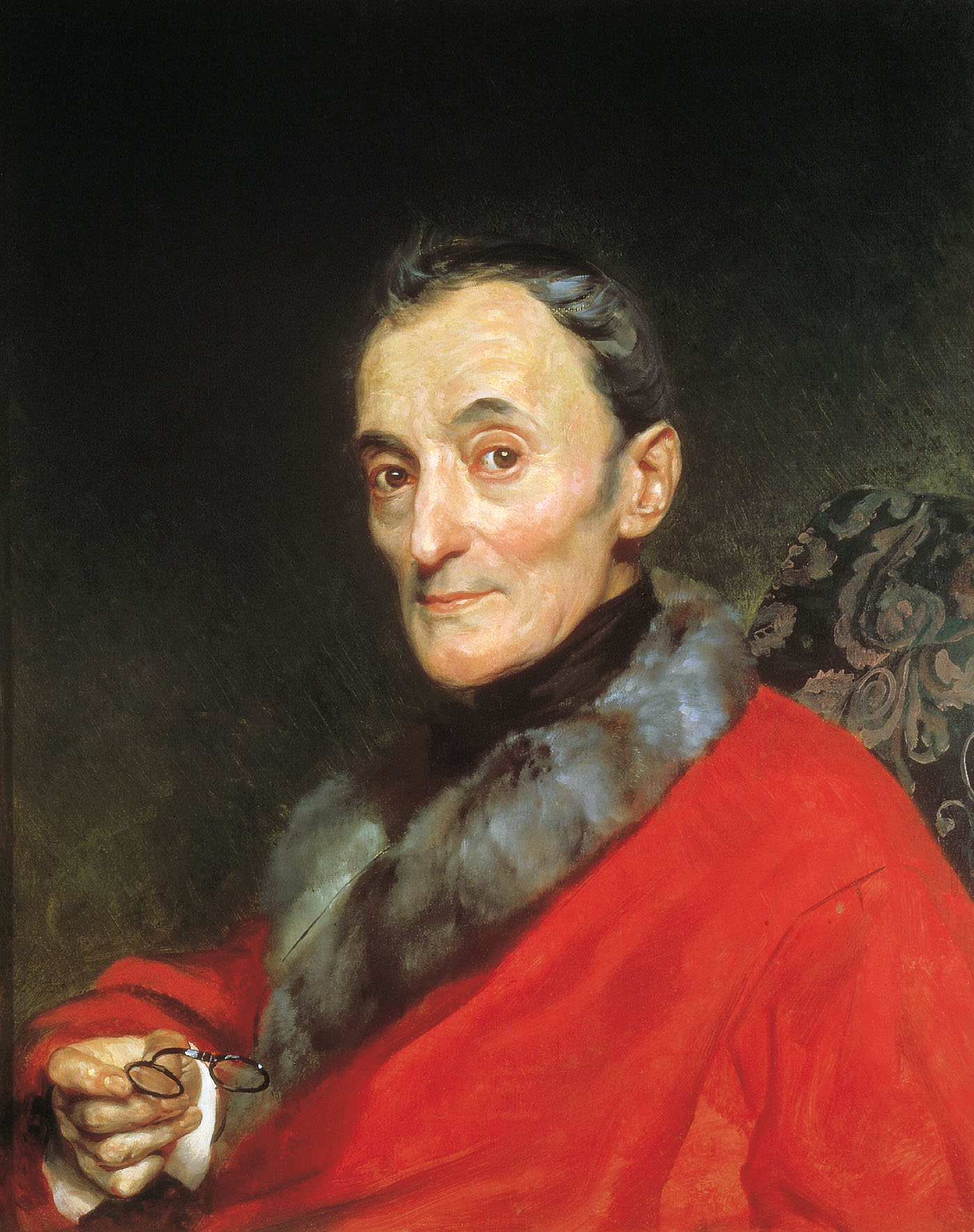 Брюллов К.. Портрет археолога Микеланджело Ланчи. 1851