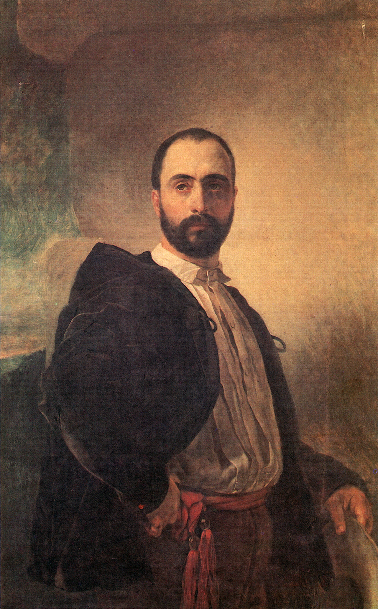 Брюллов К.. Портрет Анджело Титтони. 1850-1852