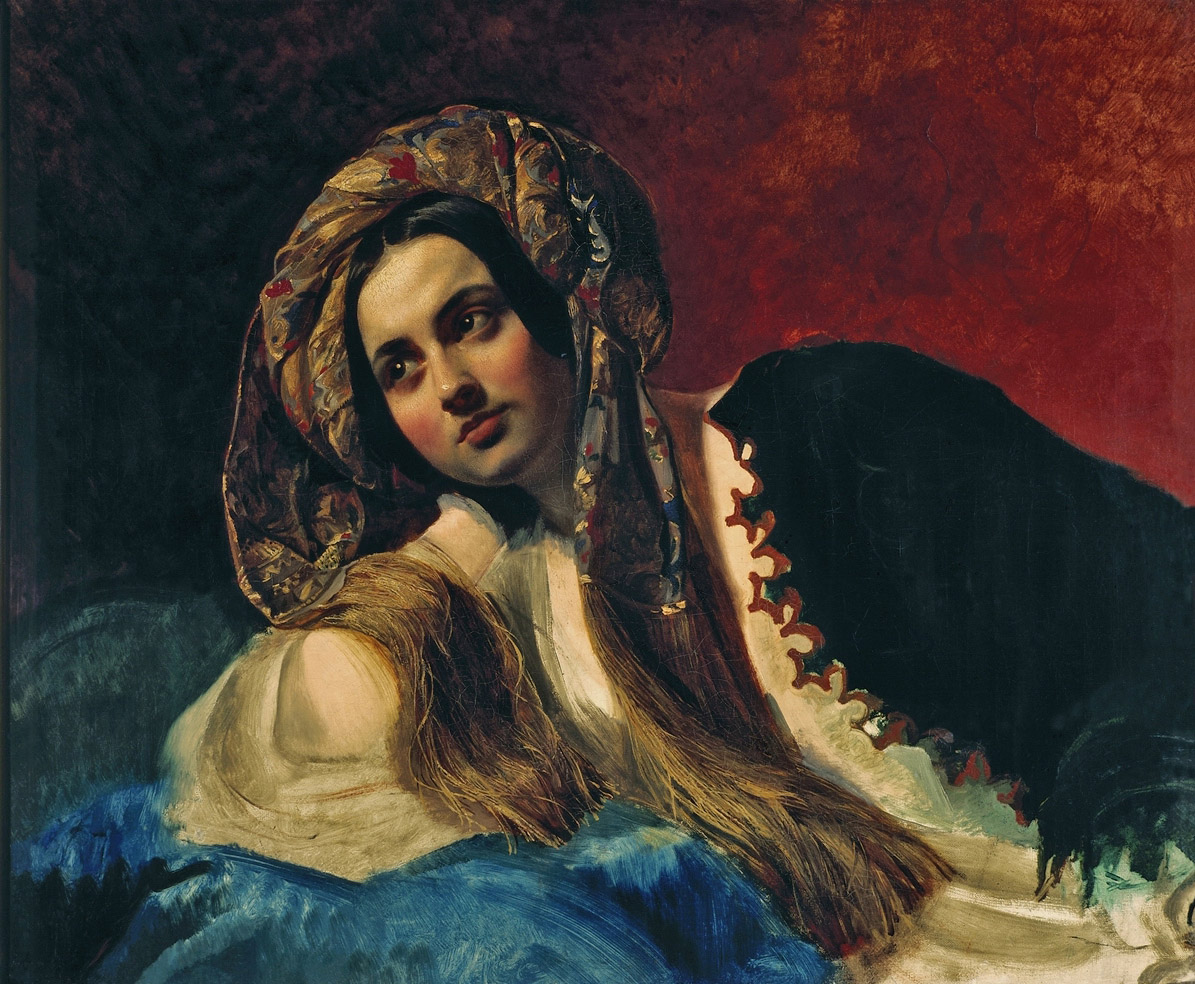 Брюллов К.. Турчанка. 1837-1839